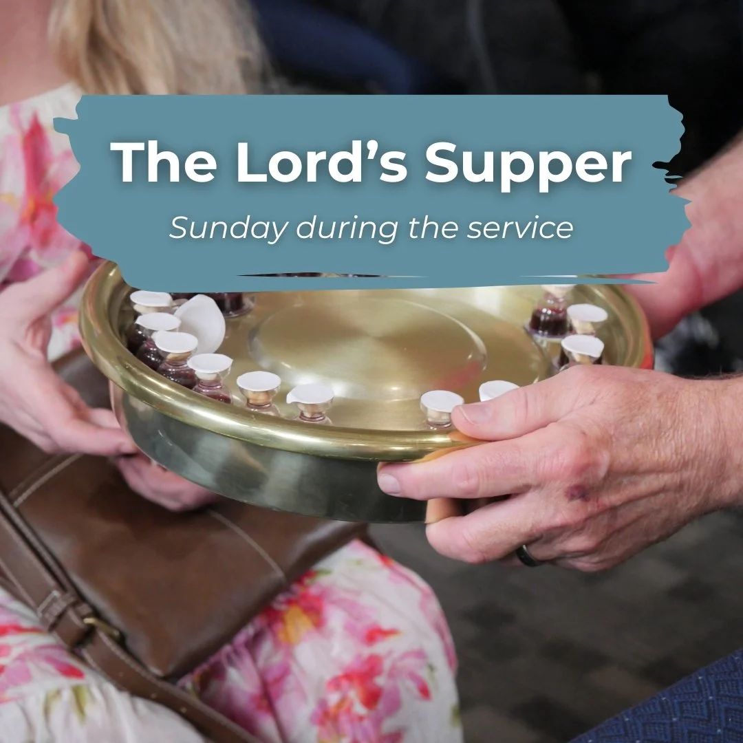 This Sunday is the 1st Sunday in June, and we're observing the Lord's Supper together!

We encourage you to prepare your hearts for this special time of worship and fellowship.