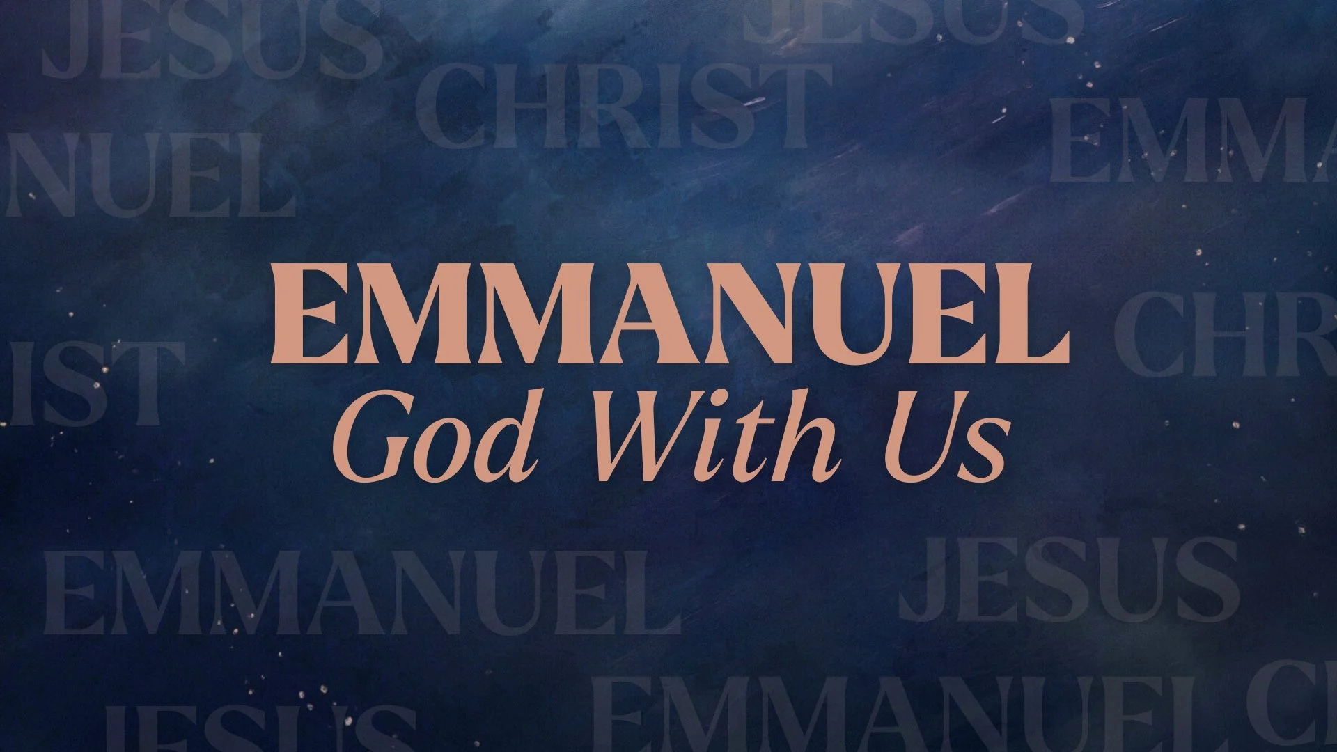 Matthew 1:18-25 &amp; Isaiah 7:1-17 — Emmanuel