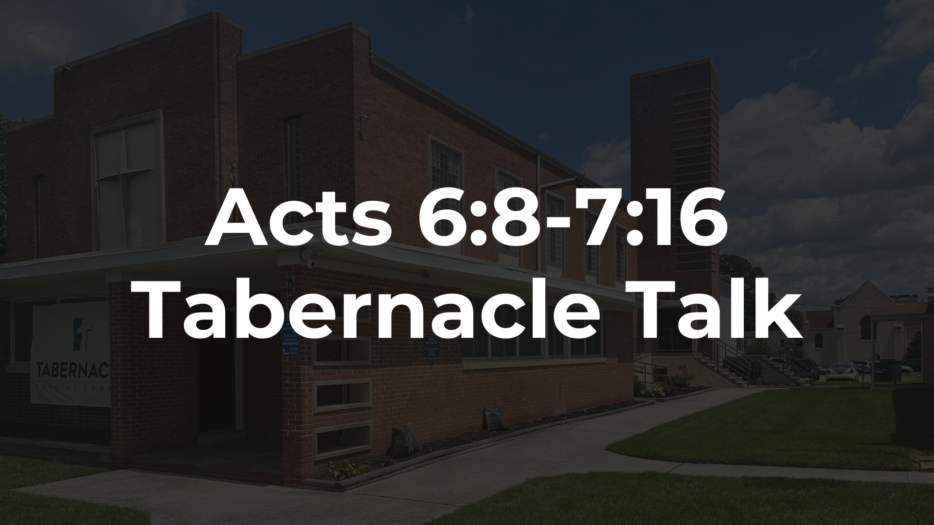 Acts 6:8-7:16 - Filibusters and Cancel Culture
