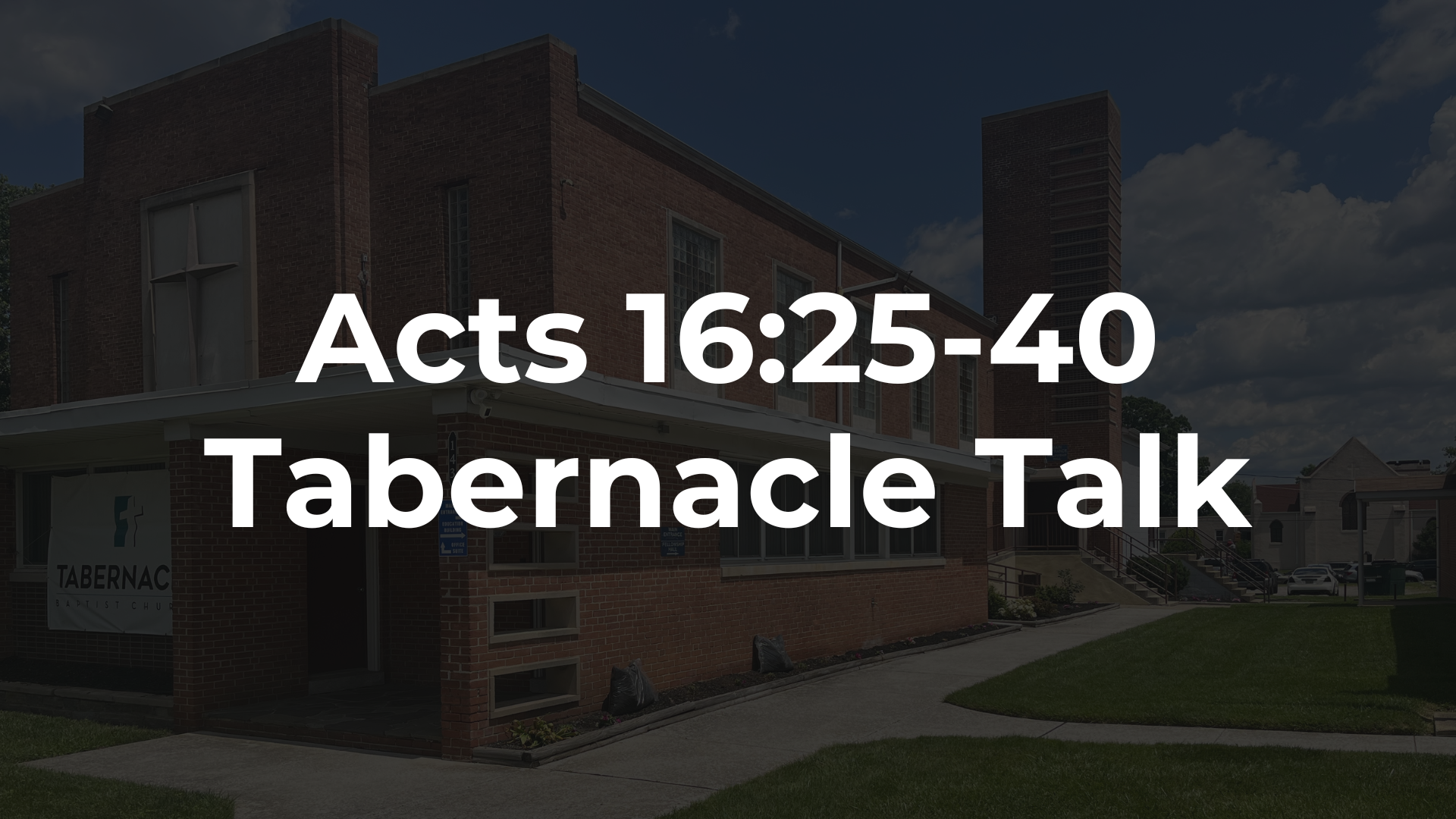 Acts 16:25-40 - Infant Baptism and Chain-Breaking Praise