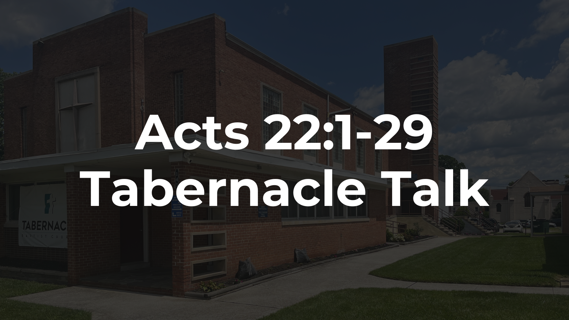Acts 22:1-29 - Baptism T-Shirts and Illegal Beatings