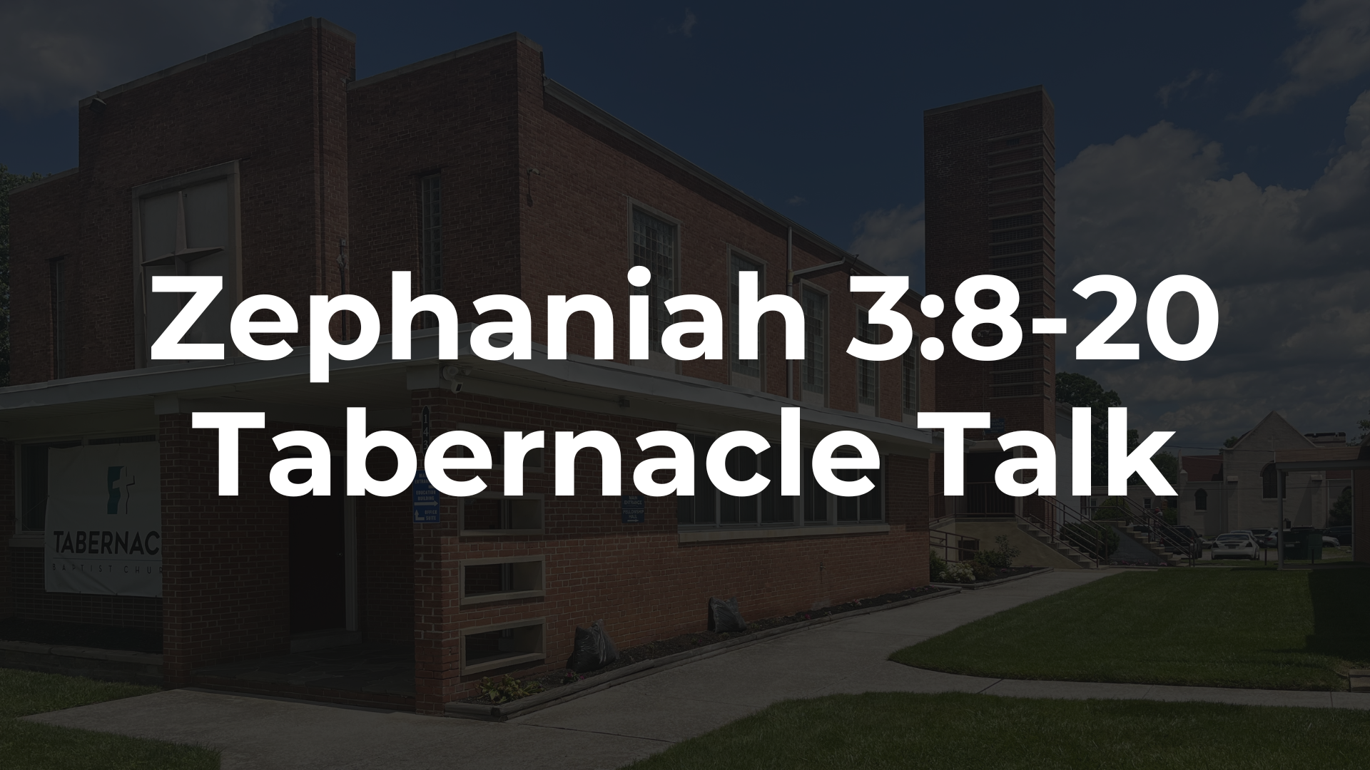 Zephaniah 3:8-20 - Yahweh the Singing Warrior