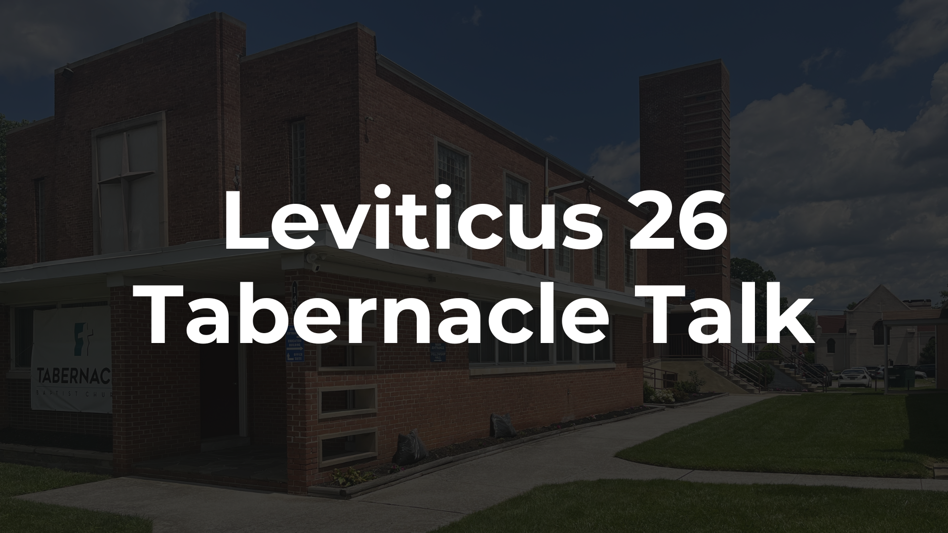 Leviticus 26 - Eden's Blessing and the Consequences of Rejecting God