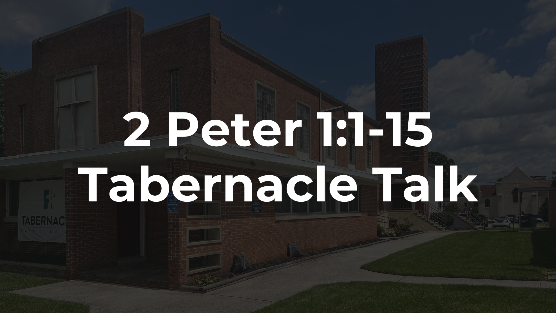 2 Peter 1:1-15 - Holy Supplements