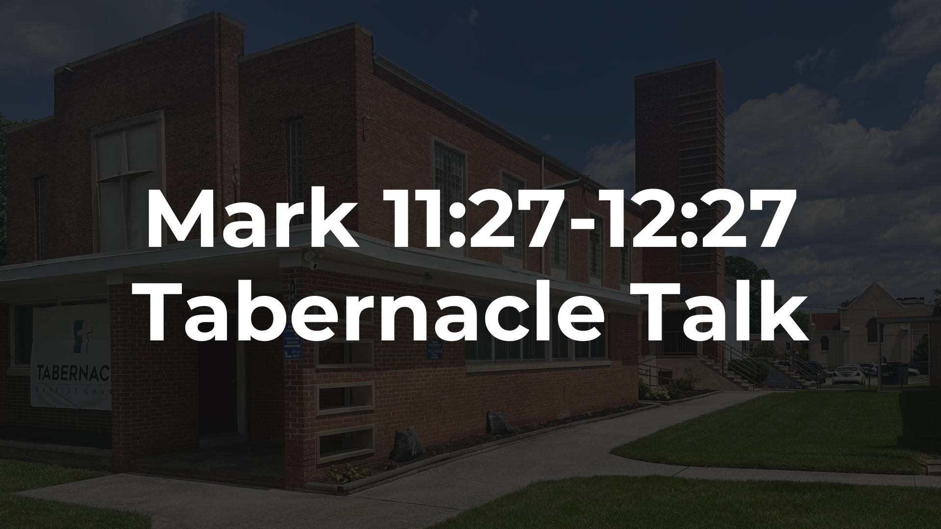 Mark 11:27-12:27 - WWE-JD and 7 Brothers for 1 Bride