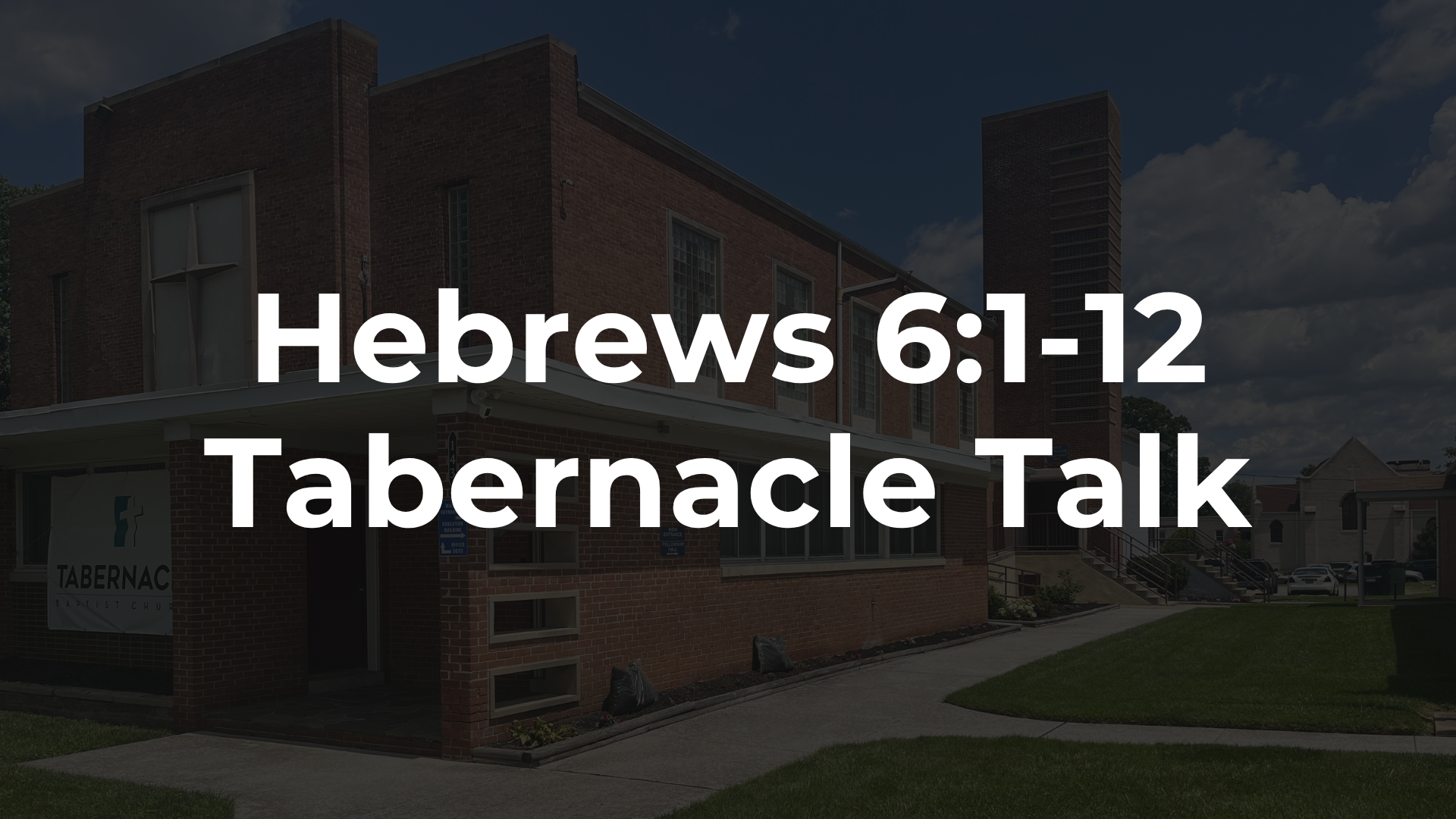 Hebrews 6:1-12 - Believers and Behavers