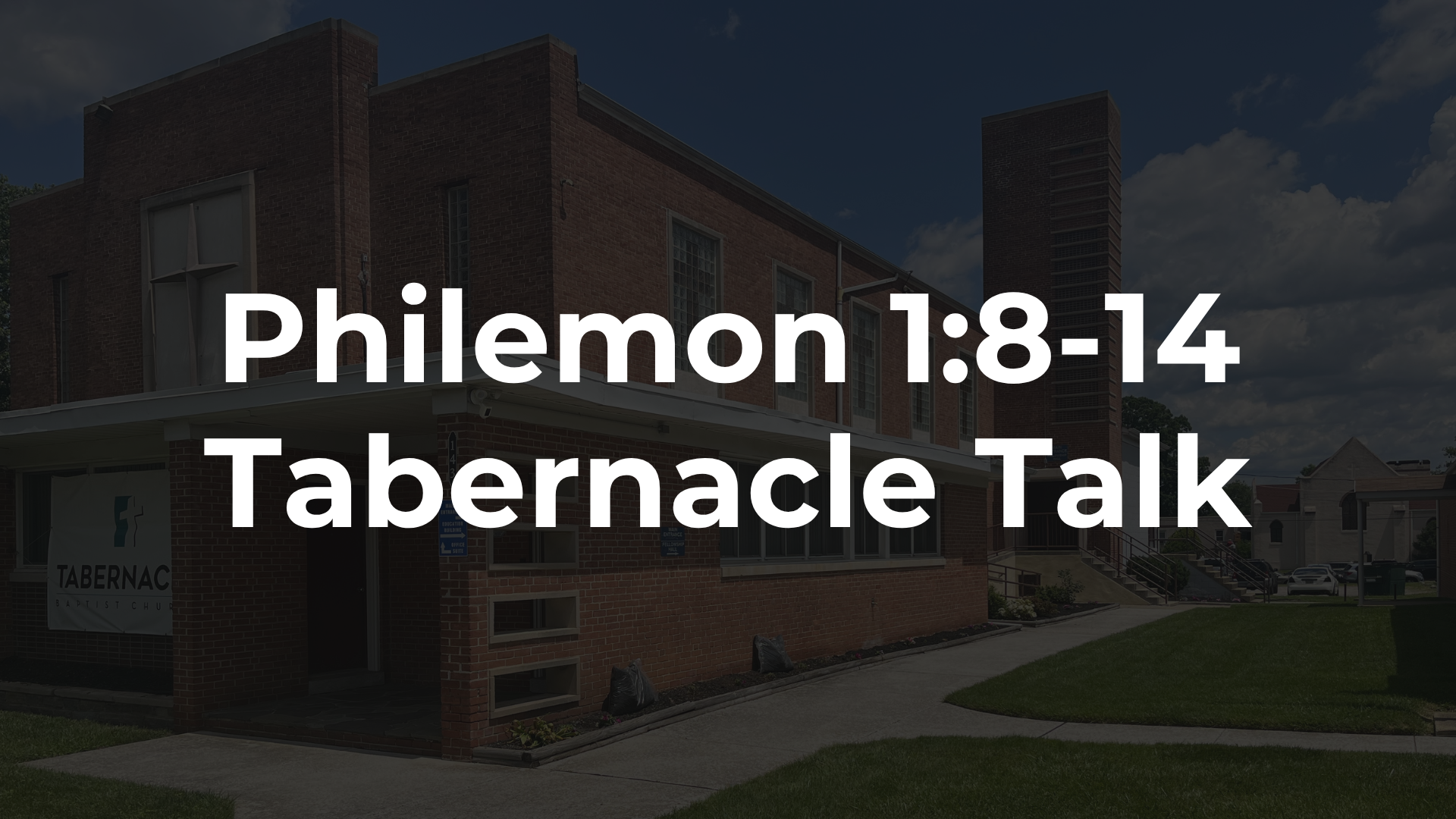 Philemon 8-14 - Evangelism and Text Us From Jail