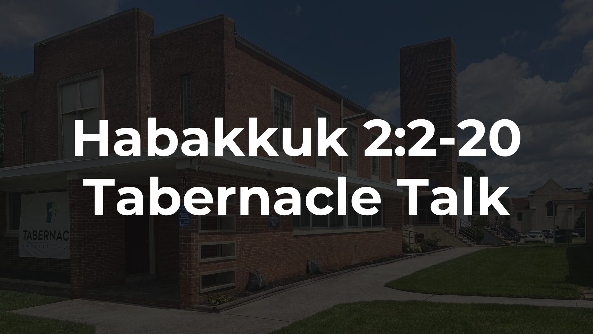Habakkuk 2:2-20 - Big News and Five Woes