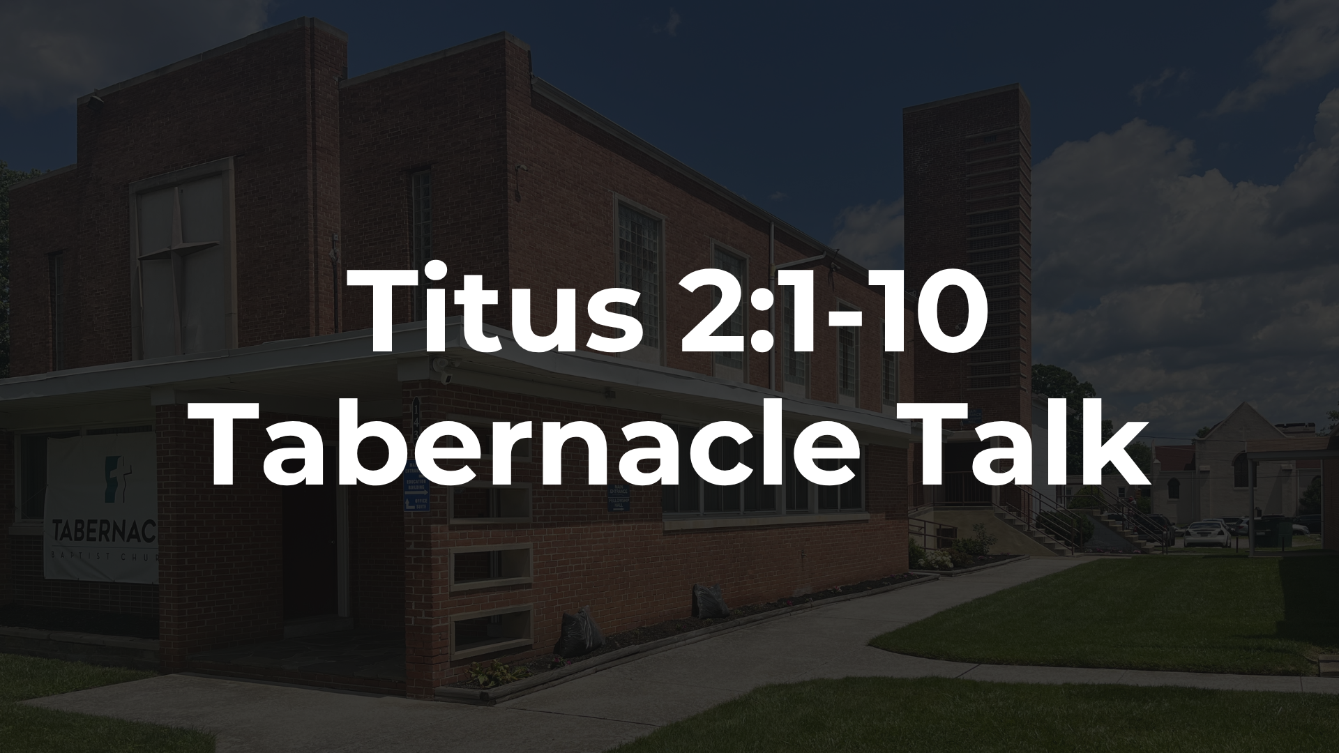 Titus 2:1-10 - Pastor Rob Doesn't Participate and All-Ages Discipleship