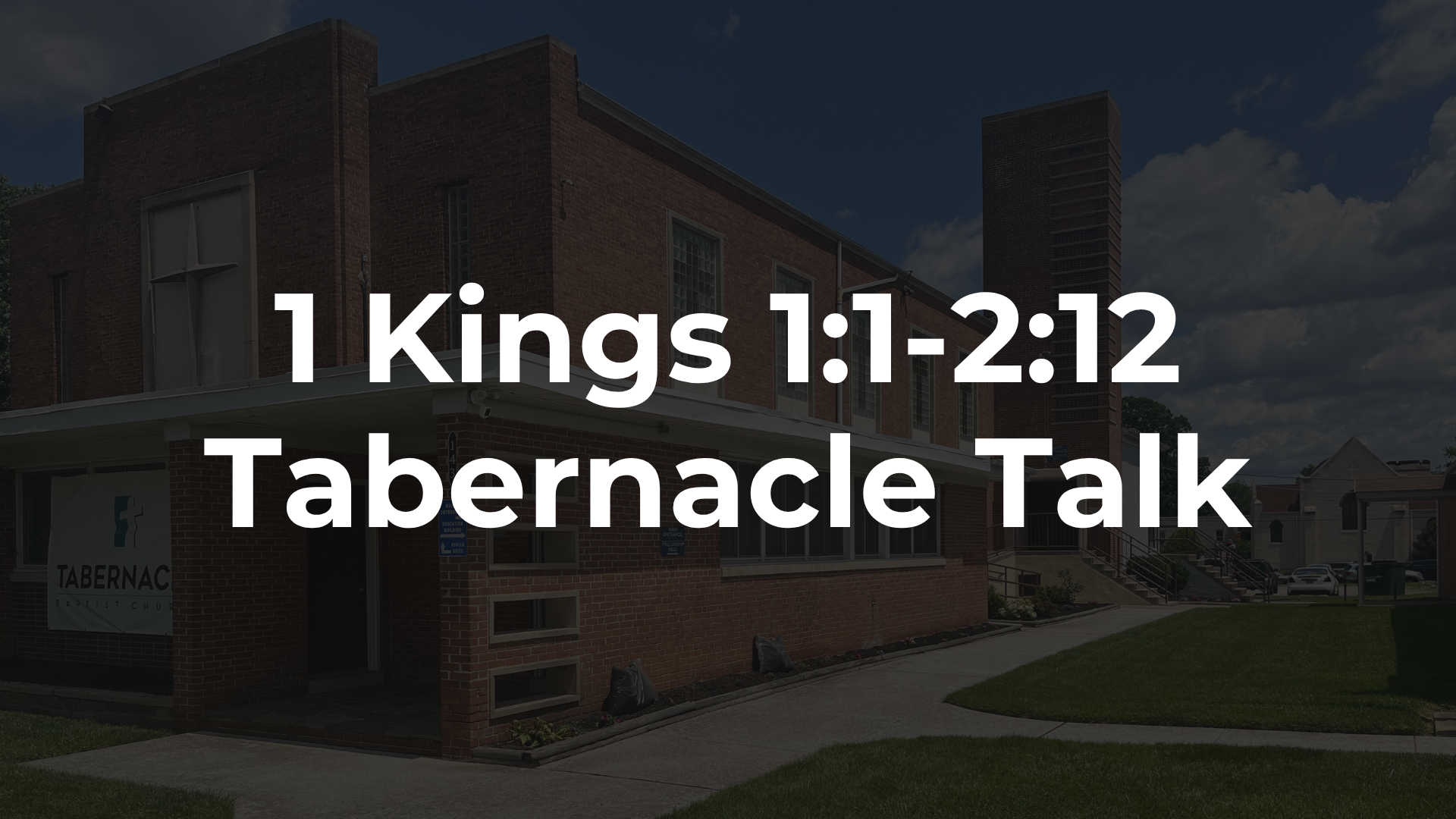 1 Kings 1:1-2:12 - King David Kicks The Bucket