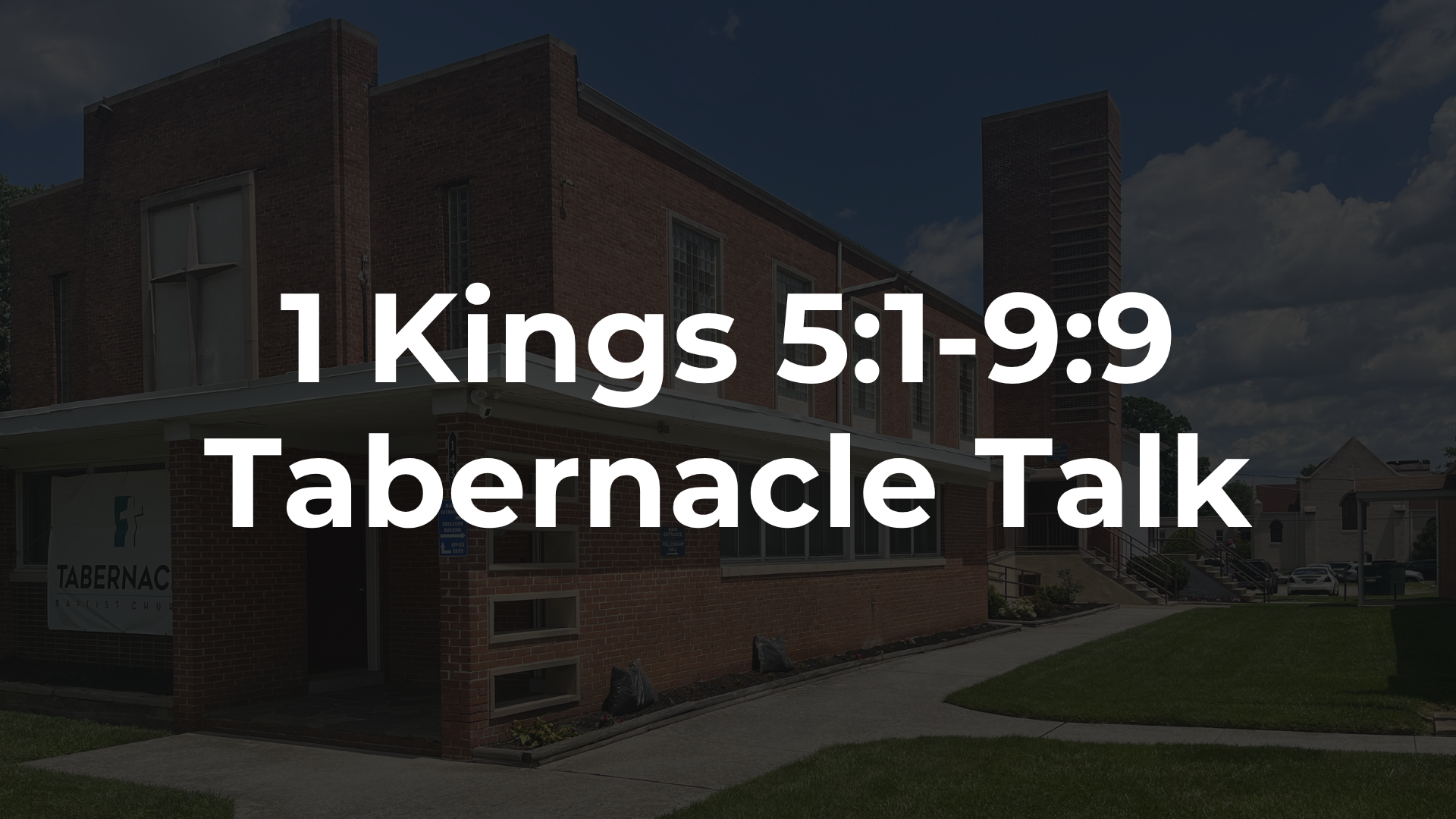 1 Kings 5:1-9:9 - Solomon Builds A Giant House