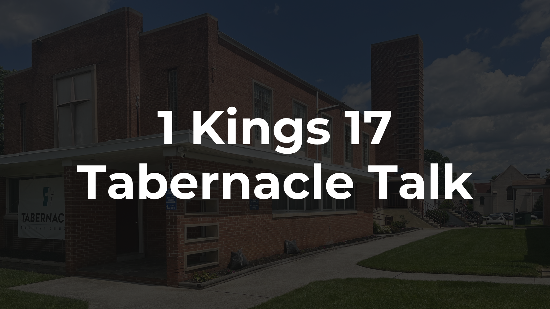 1 Kings 17 - The Good The Bad and The Widow