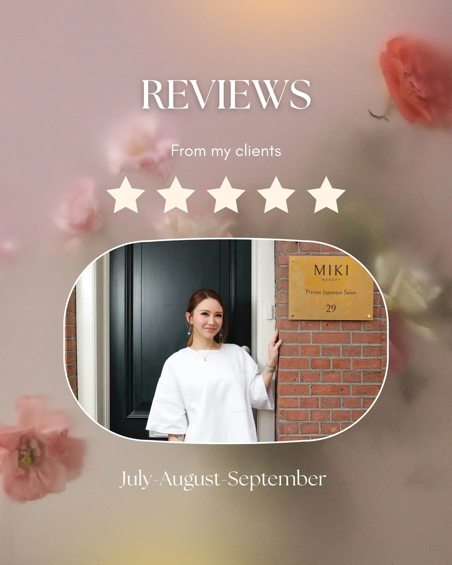 /
I am truly grateful for the wonderful review ✨
Your kind words mean so much to me and inspire me to continue improving my services.
My goal is always to create a relaxing and satisfying experience for each of you.
Thank you from the bottom of my he