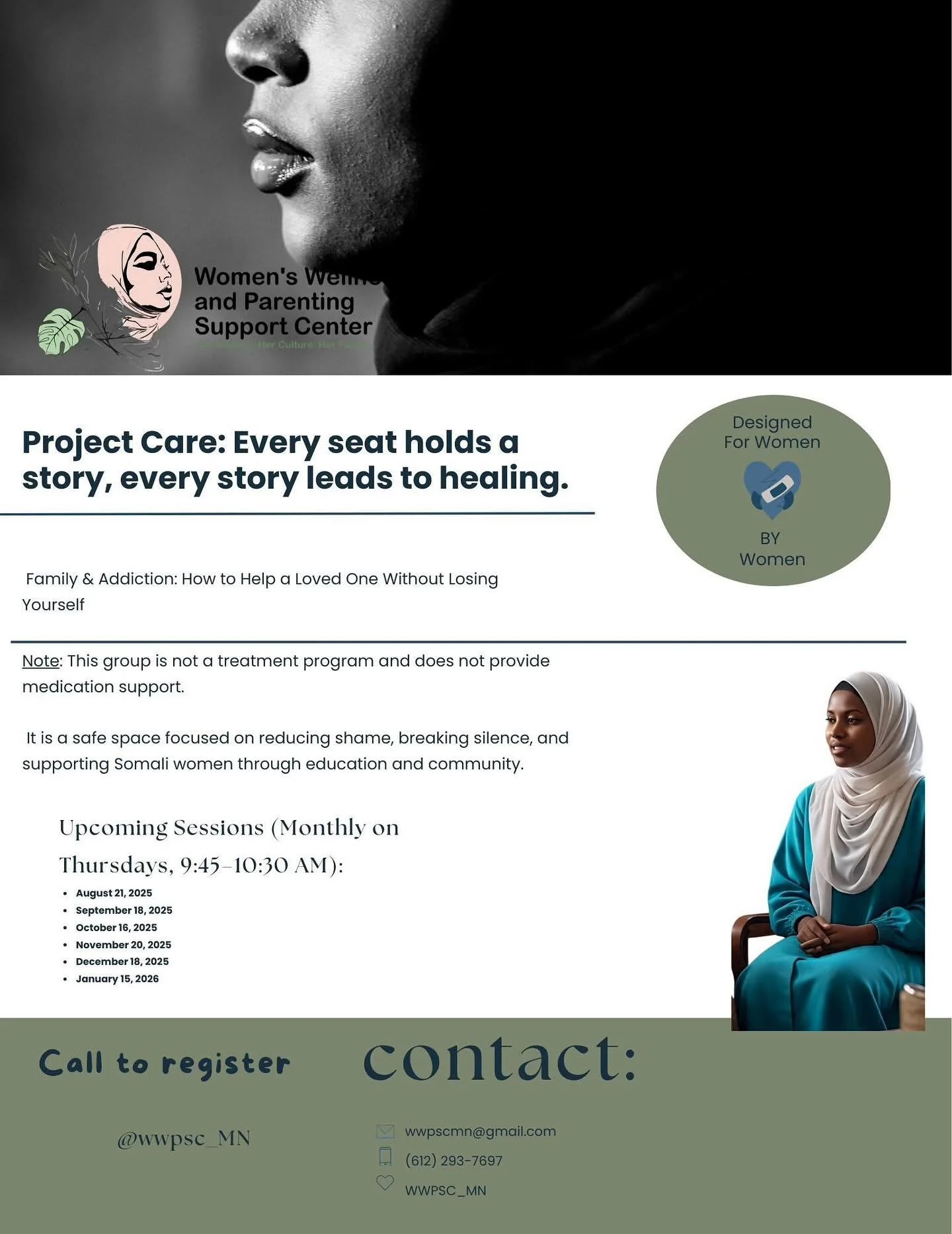 Project Care:  Every seat holds a story, every story leads to healing.
📅 Date: Thursday, August 21
⏰ Time: 9:45 AM &ndash; 10:30 AM
🗓️ Note: This special session is for the second month only and will be held one time.

https://us06web.zoom.us/meeti