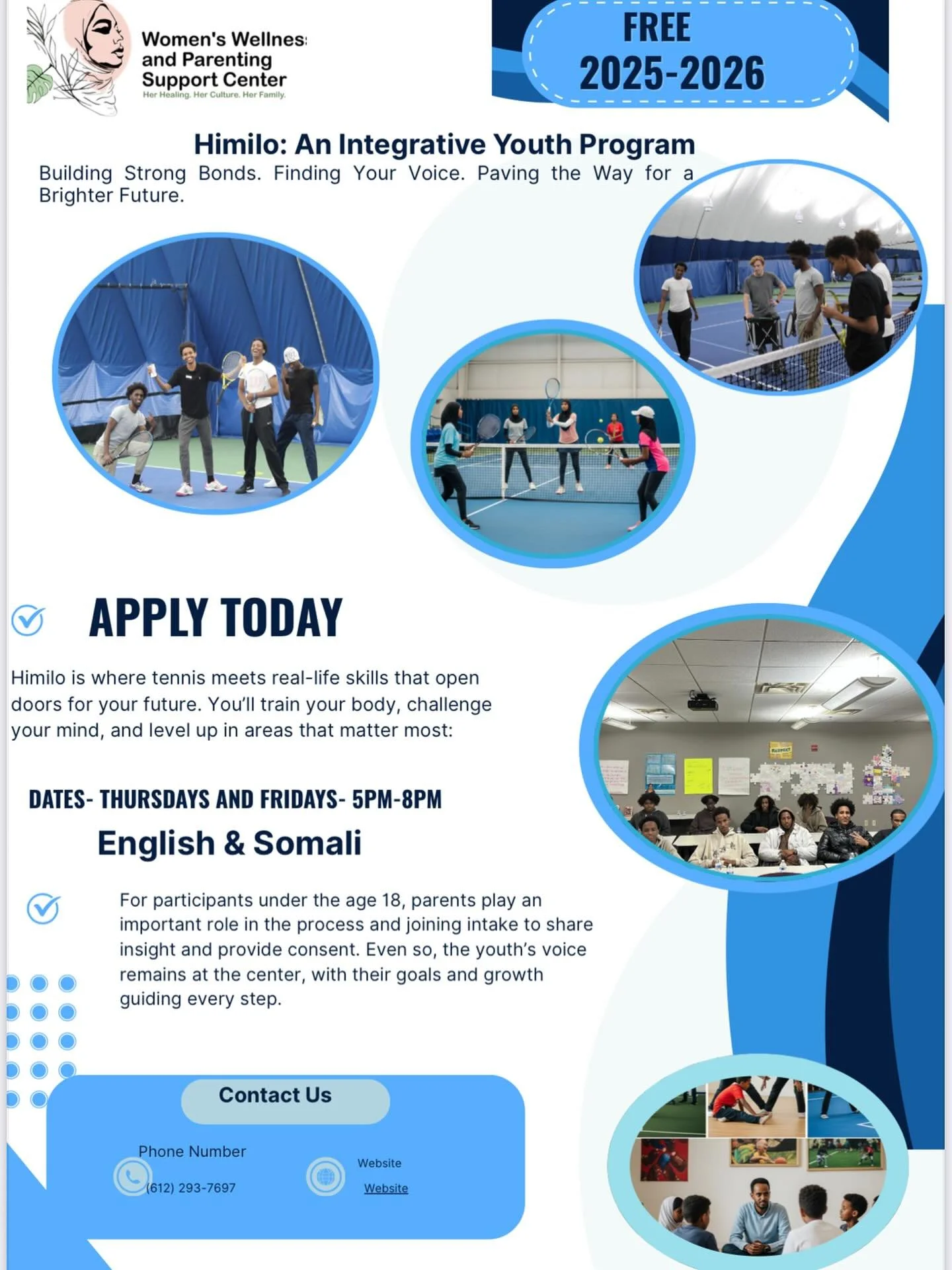 📢 Now Open! 🎾
Our 2nd group of young tennis stars is here!
We&rsquo;re accepting 16 new players &mdash; don&rsquo;t miss out!

✅ Improve your game
✅ Make lifelong friends
✅ Grow with us

📅 Call now to secure your spot: (612) 293-7697

#YouthTennis