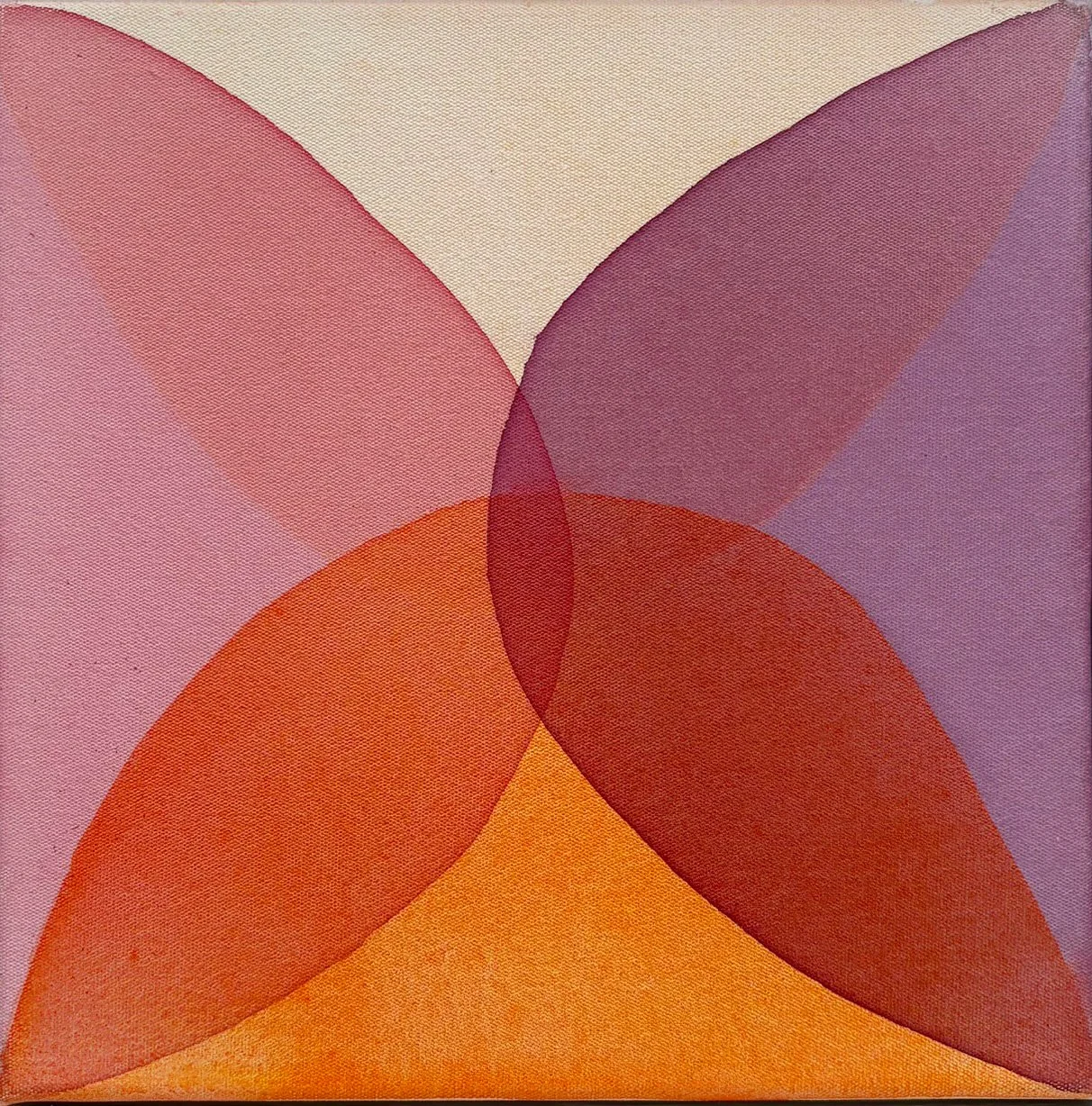 'When Our Eyes Met' - 30 x 30 cm / 12×12 in