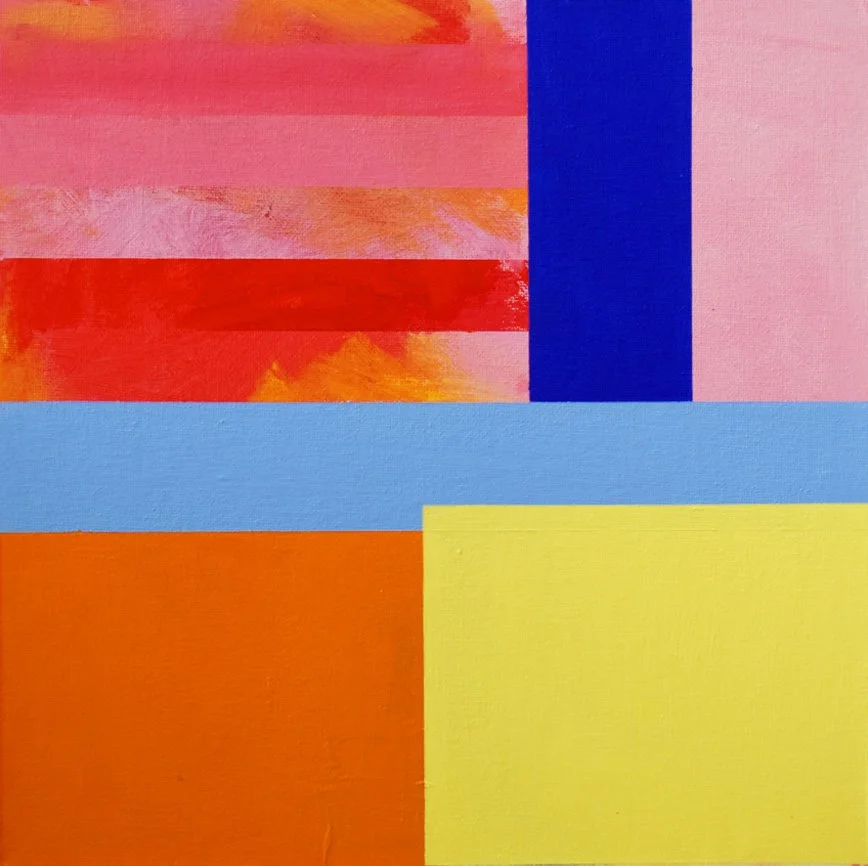 'Summer In My Parents' Garden I' - 30 x 30 cm