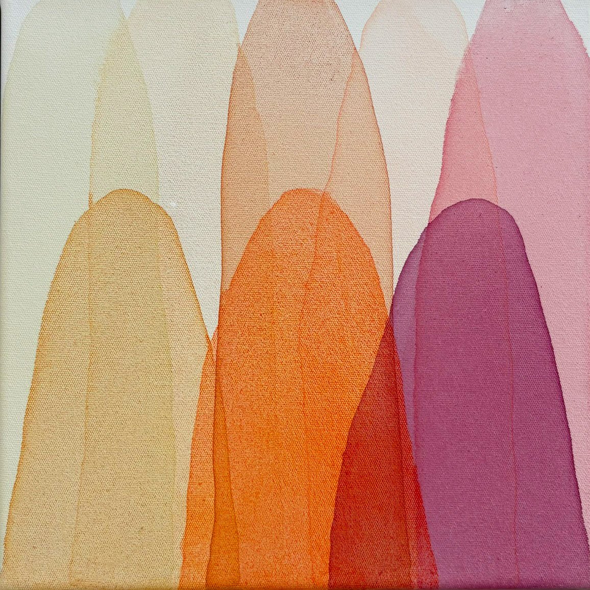 'In The Middle Of Conversation' - 30 x 30 cm / 12×12 in