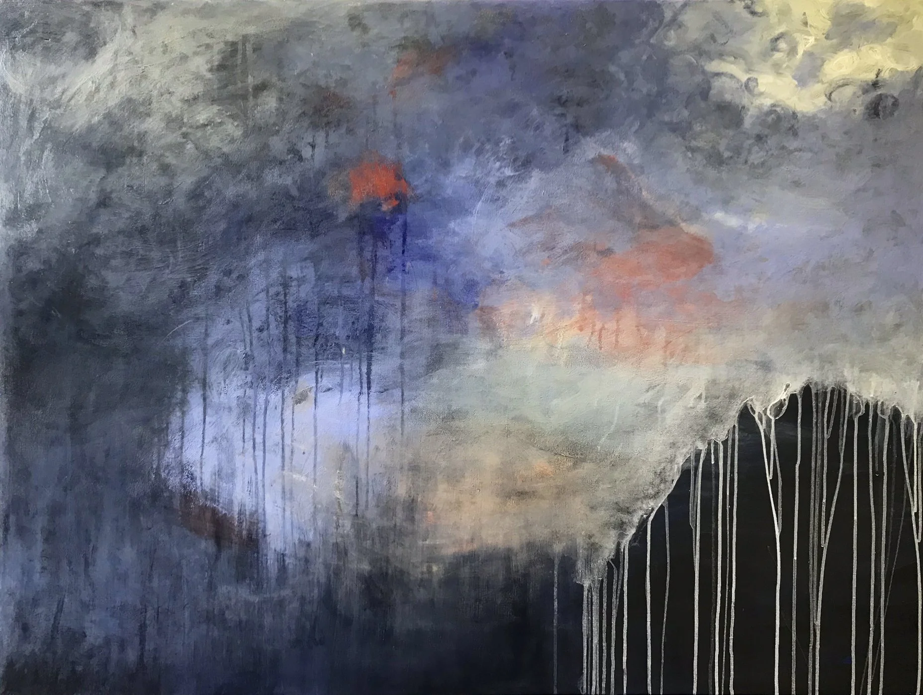 'The Secret Behind' - 100 x 70 cm