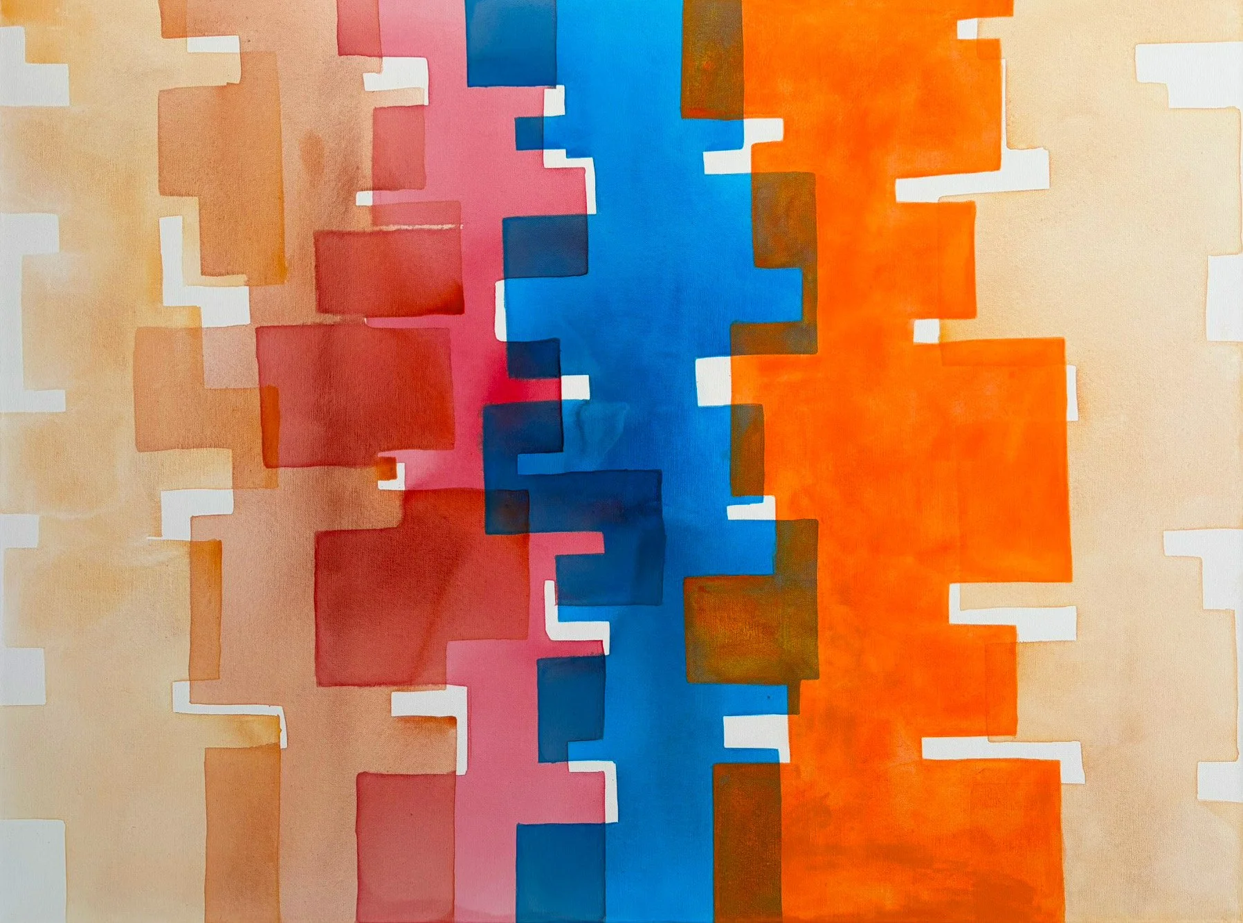 'Blue Vase' - 120 x 91 cm