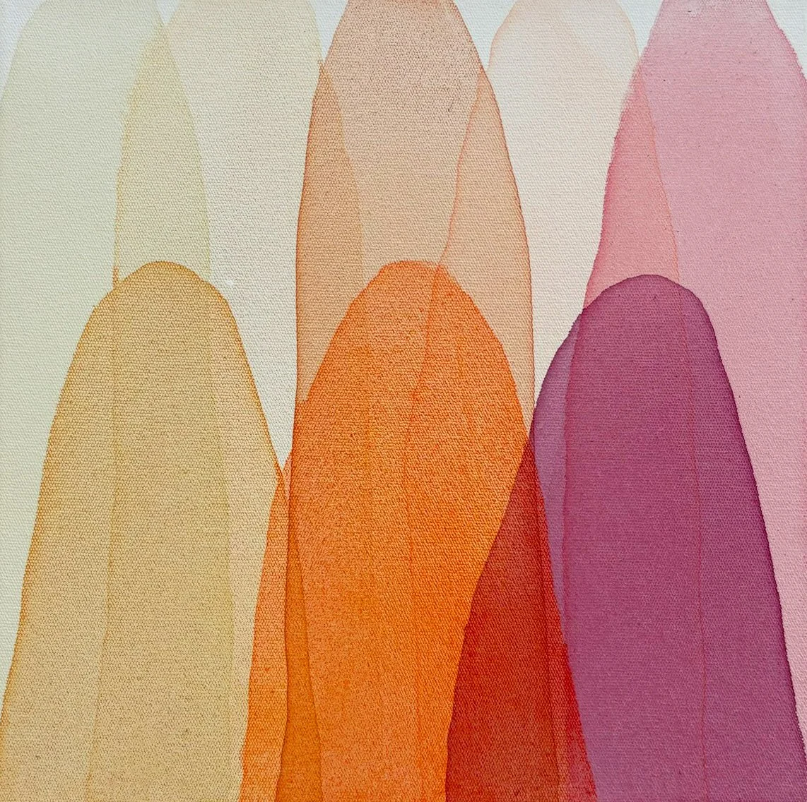 'In The Middle Of Conversation' - 30.5 x 30.5 cm