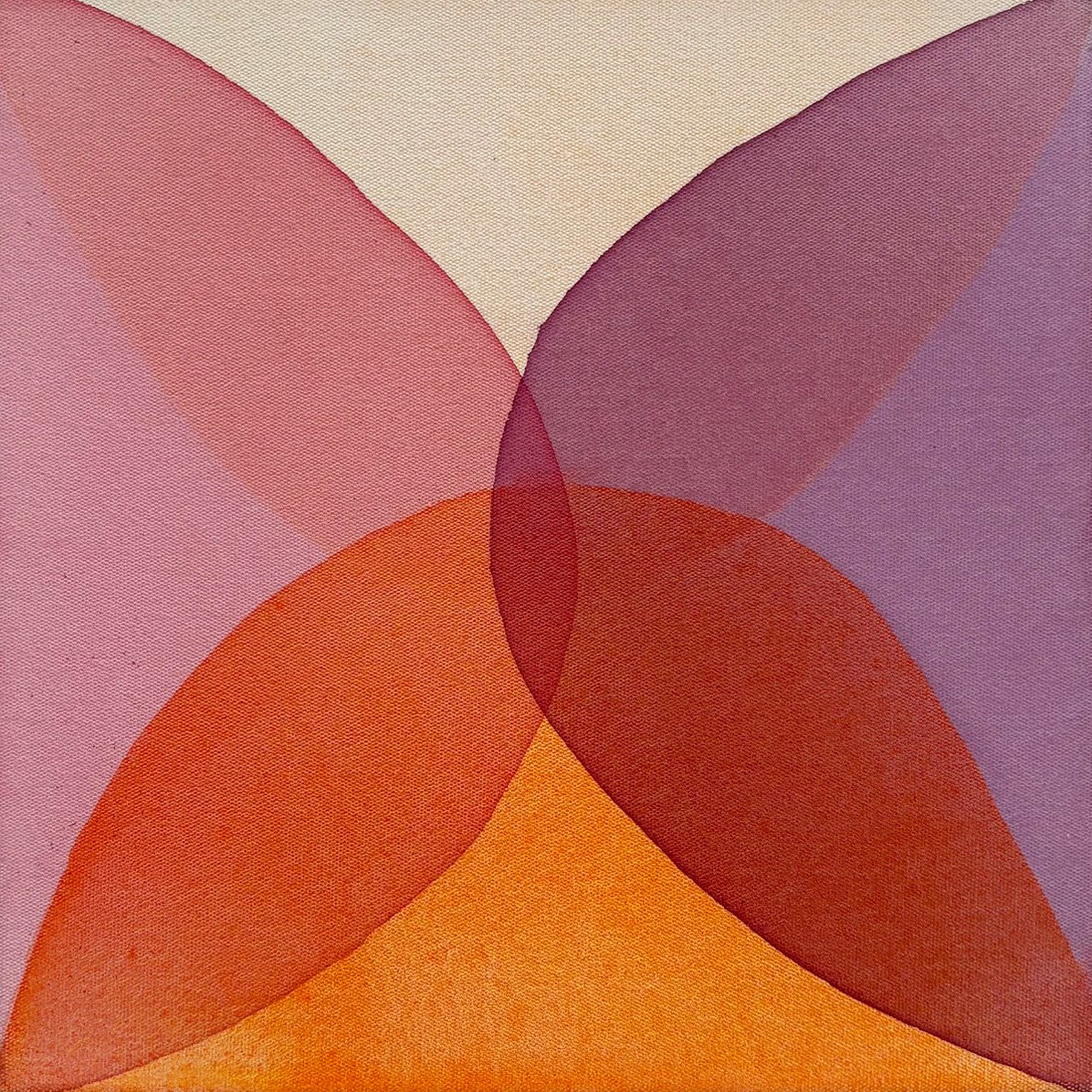 'When Our Eyes Met' - 30.5 x 30.5 cm