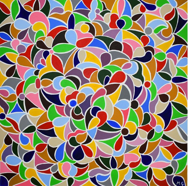 'Flower Shop' - 70 x 70 cm
