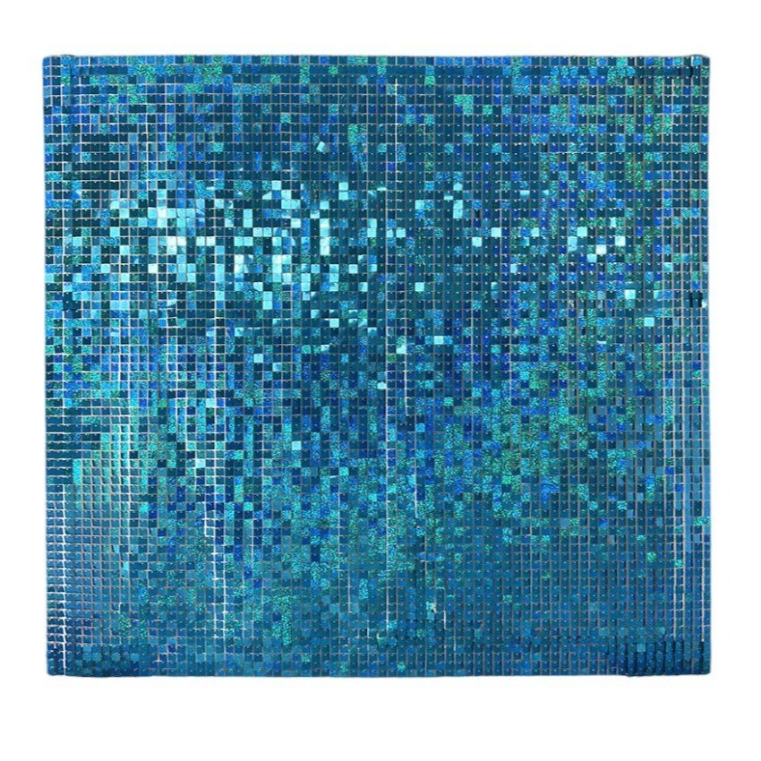 Blue Shimmer Wall