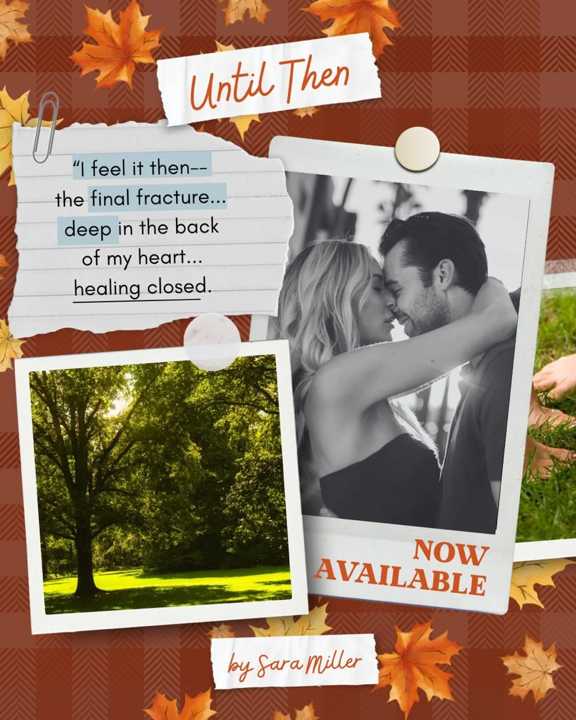 &bull;&bull;Soulful Sunday&bull;&bull;

I cried my way through writing the end of this book. And those of you who have read it will understand the pictures I chose. 🥹

&bull;&bull;Sneak Peak&bull;&bull;

Next, Luke pulls me into his chest, and his f