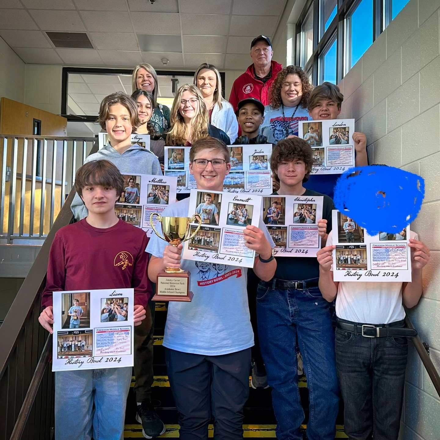 Congrats to the @freedomms1 State History Bowl team on their big win! Thanks for letting us help celebrate your accomplishments with an EF2 sponsored breakfast! 

#onefreedom #ccsdfam