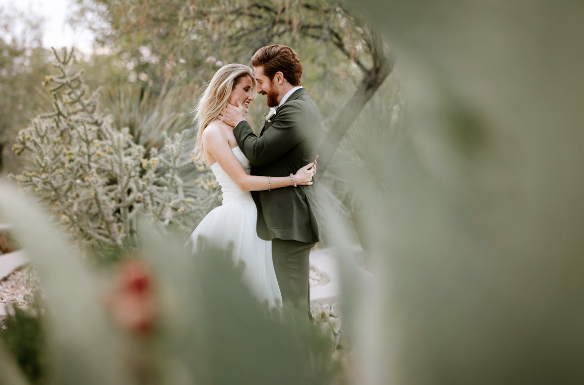 Bride and Groom at the Keystone Heritage Park, El Paso TX