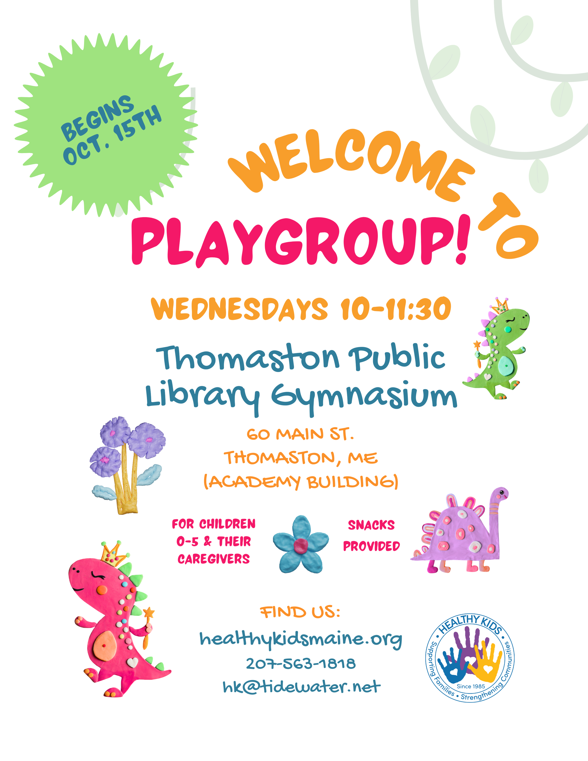 Playgroup at the Thomaston Public Library