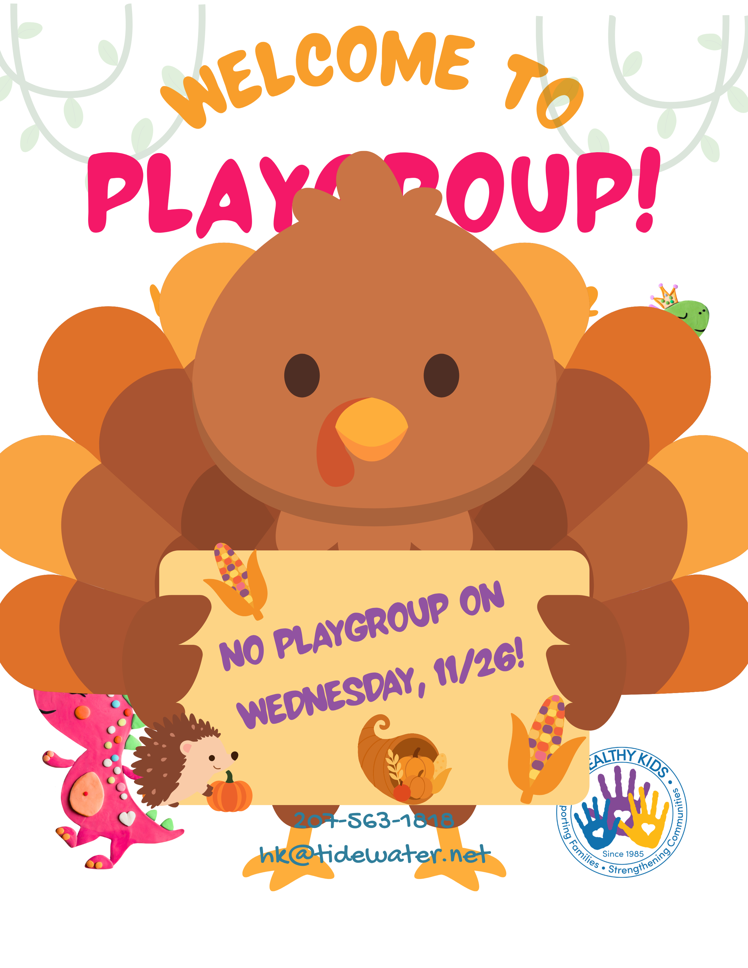 No Knox County Playgroup This Week