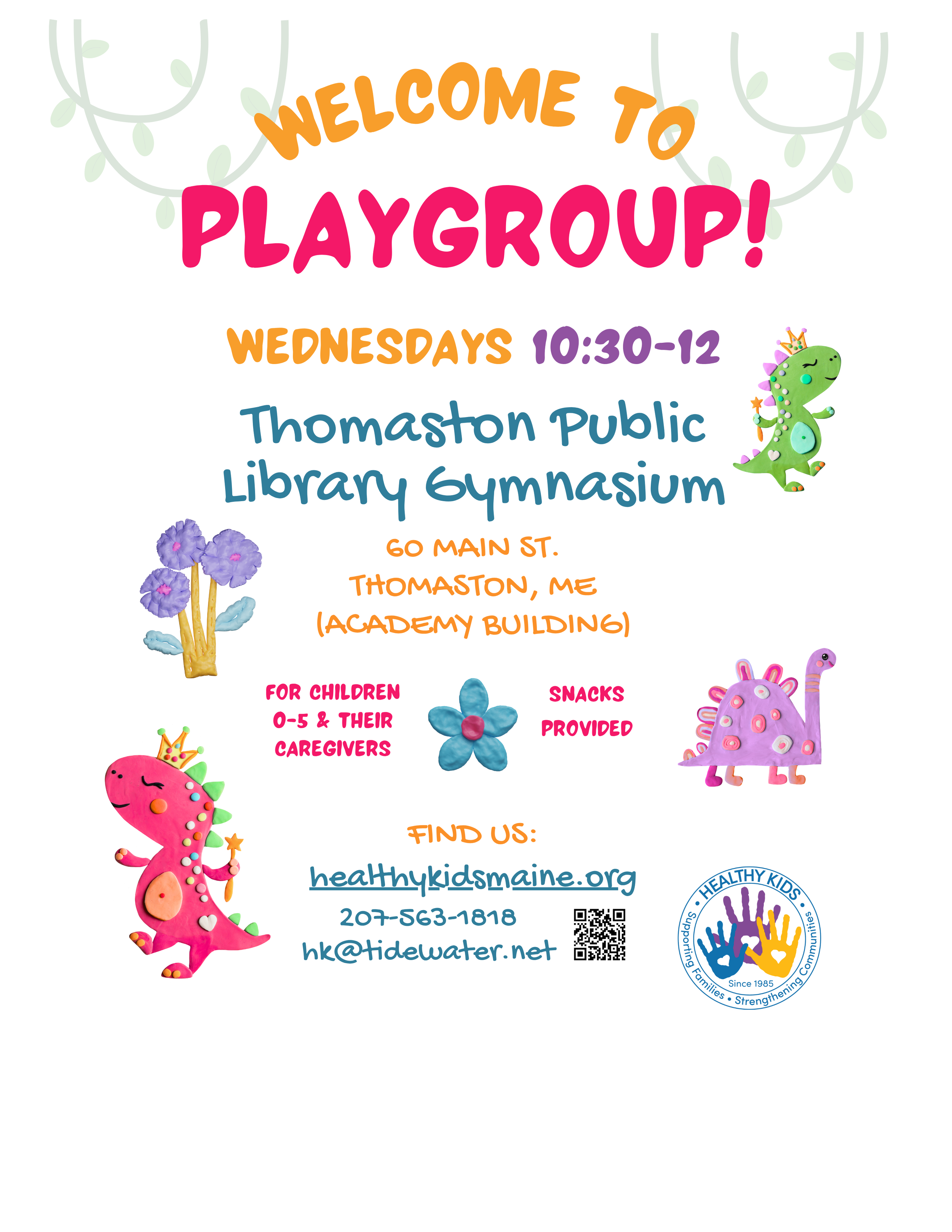Playgroup at the Thomaston Public Library