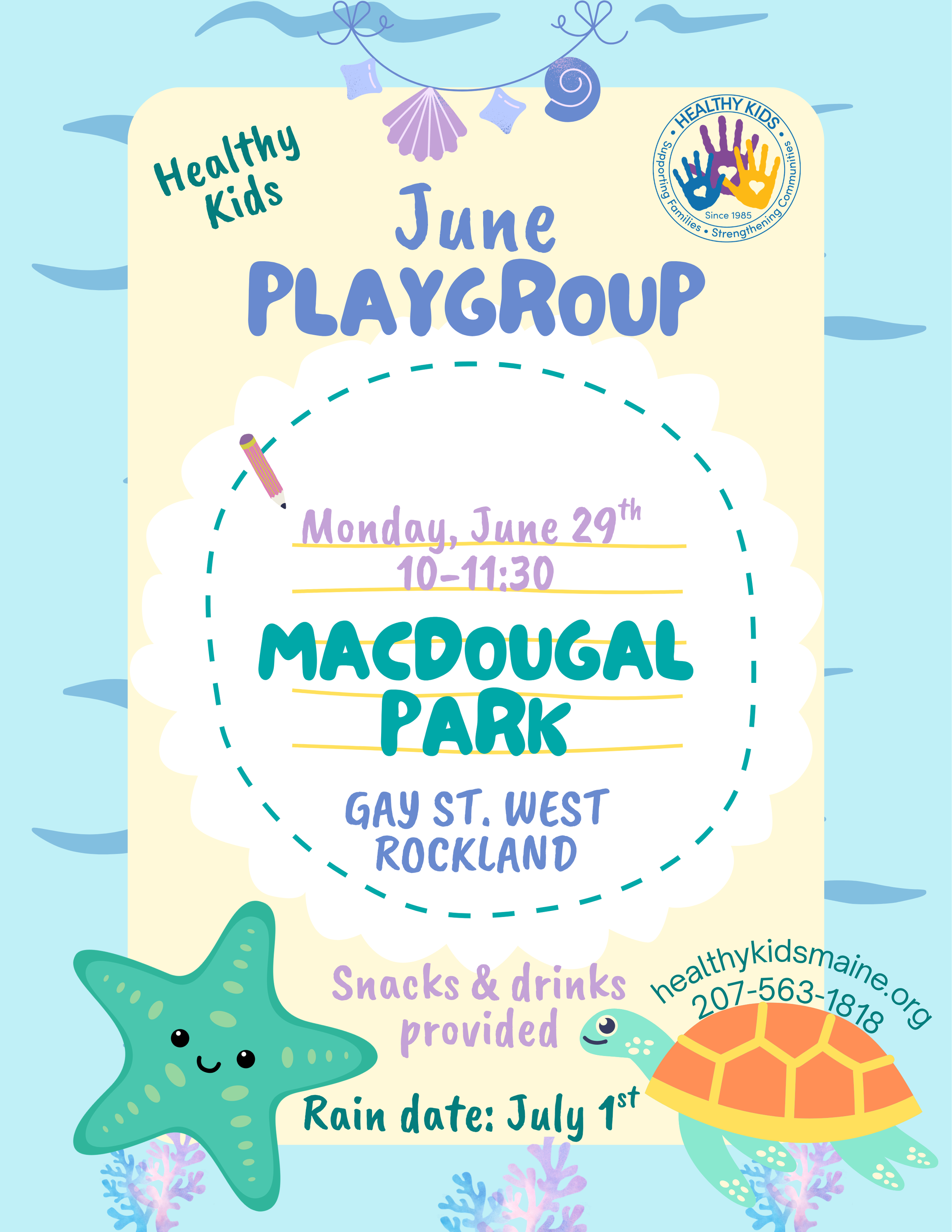 June Play Group at Macdougal Park
