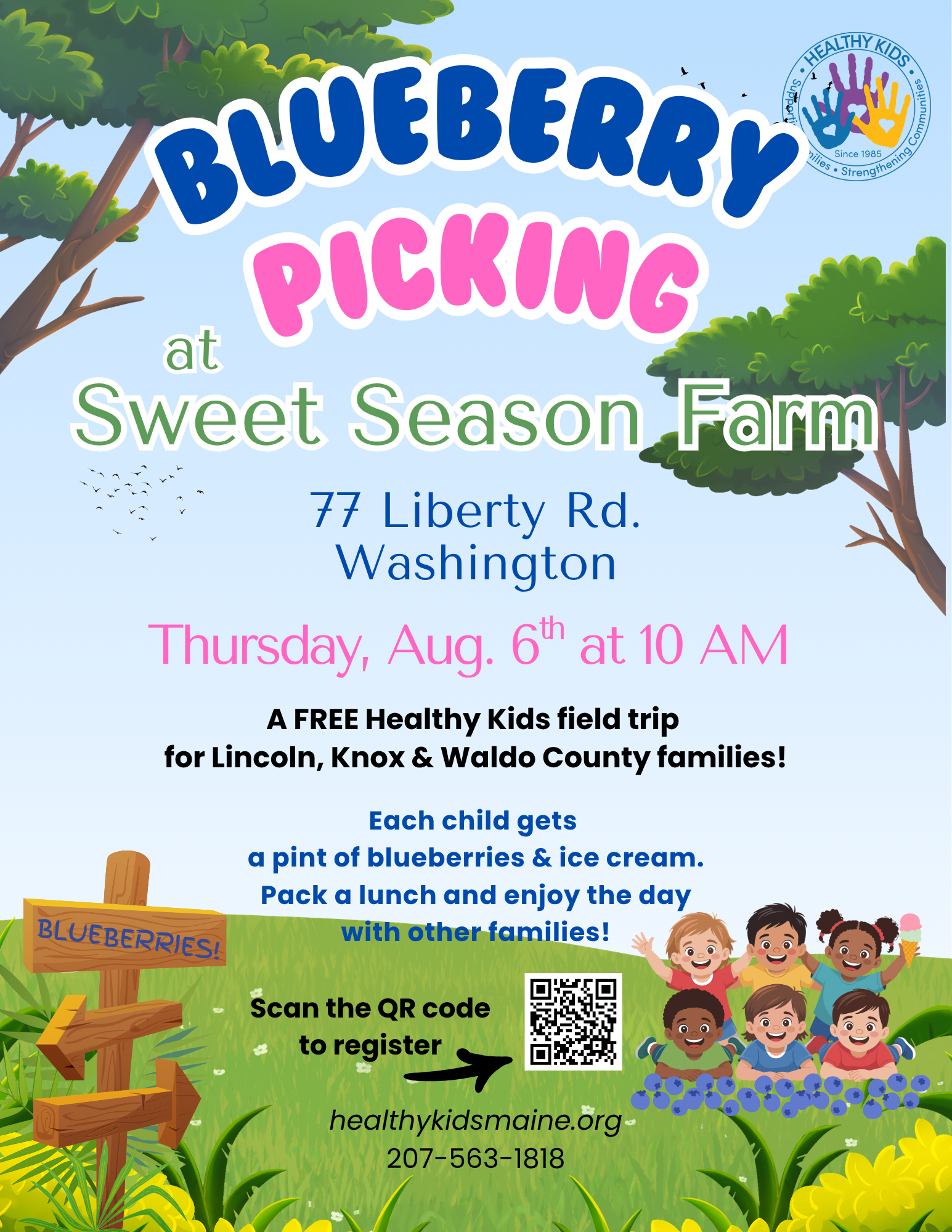 Blueberry Picking at Sweet Season Farm