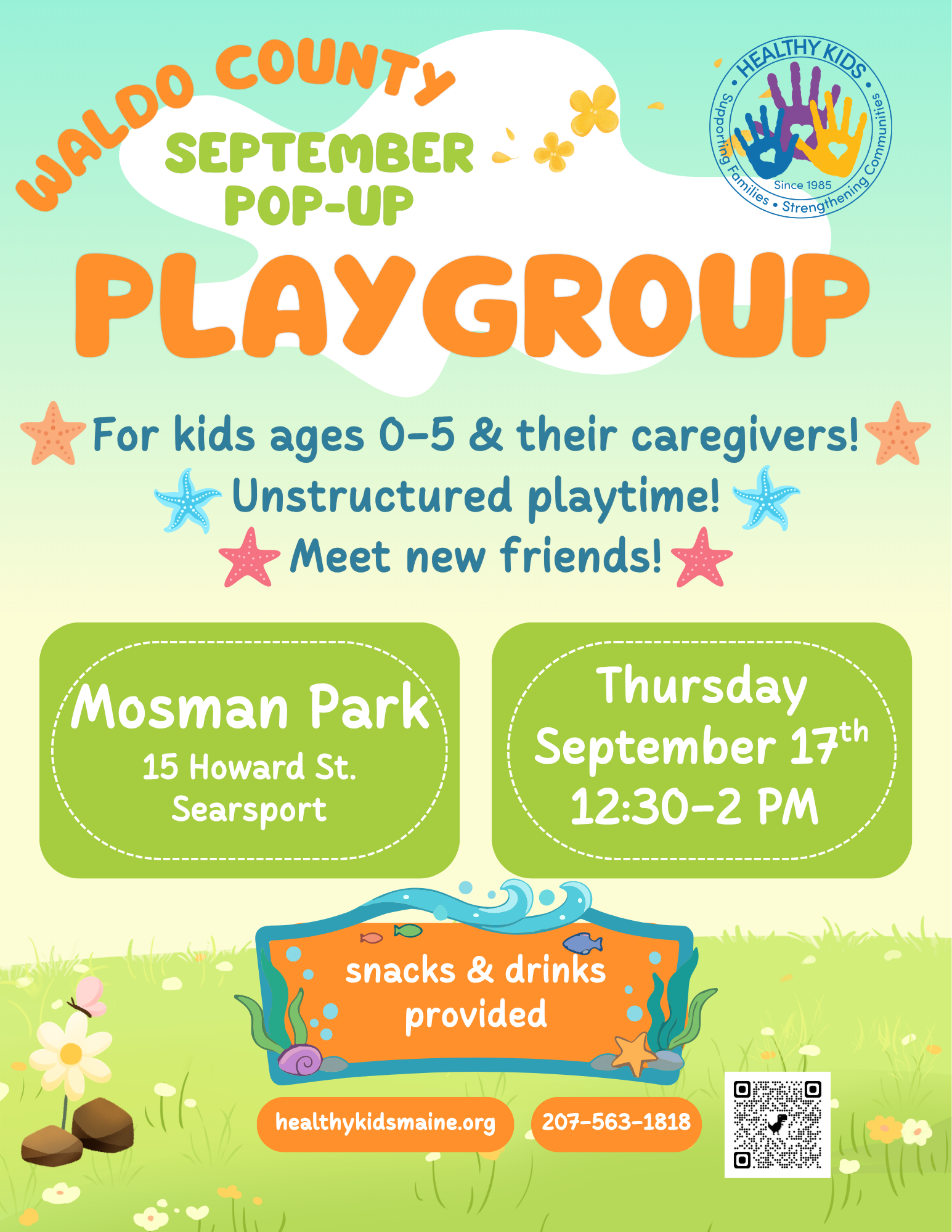 Waldo September Pop-Up Playgroup