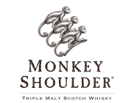 Logo de Monkey Shoulder, un whisky triple malté.