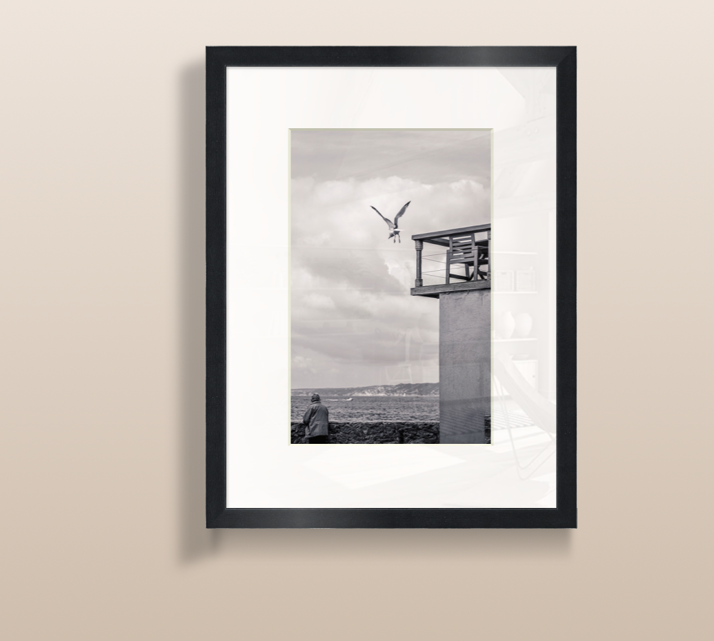 Tirage de la série urbaine les fragments de Marseille - "Lui et l'oiseau" - mars 2026