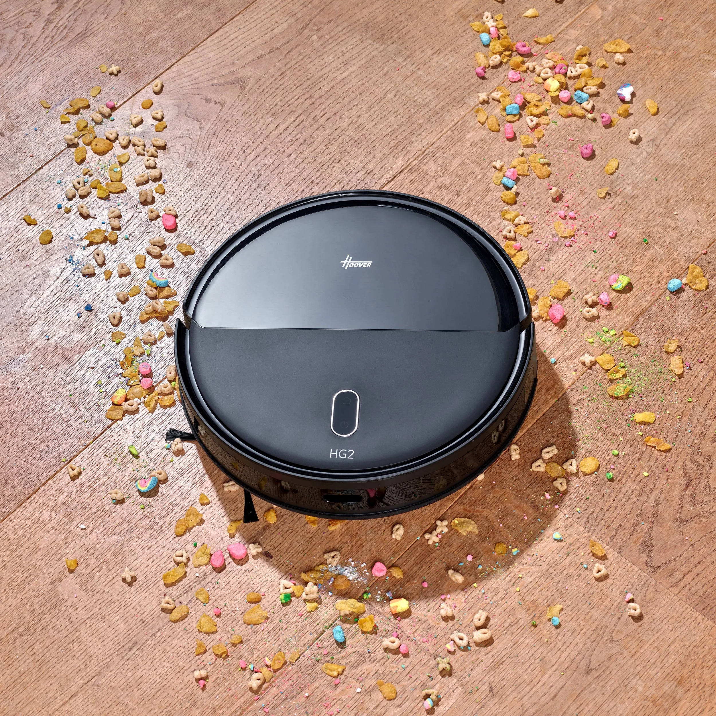 product photography of hoover product on the floor