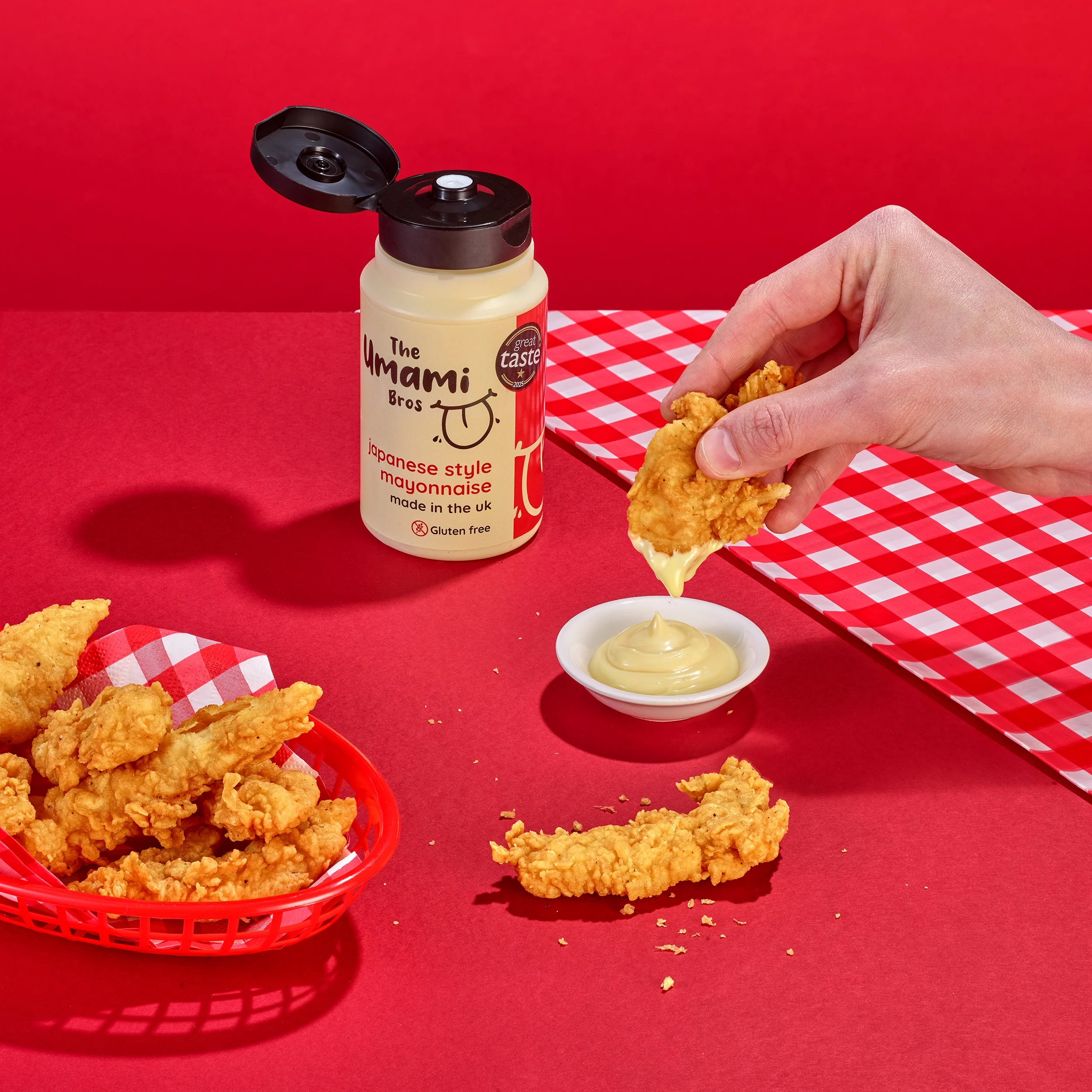 still life and food product packing Commercial fast food chicken  London photography studio