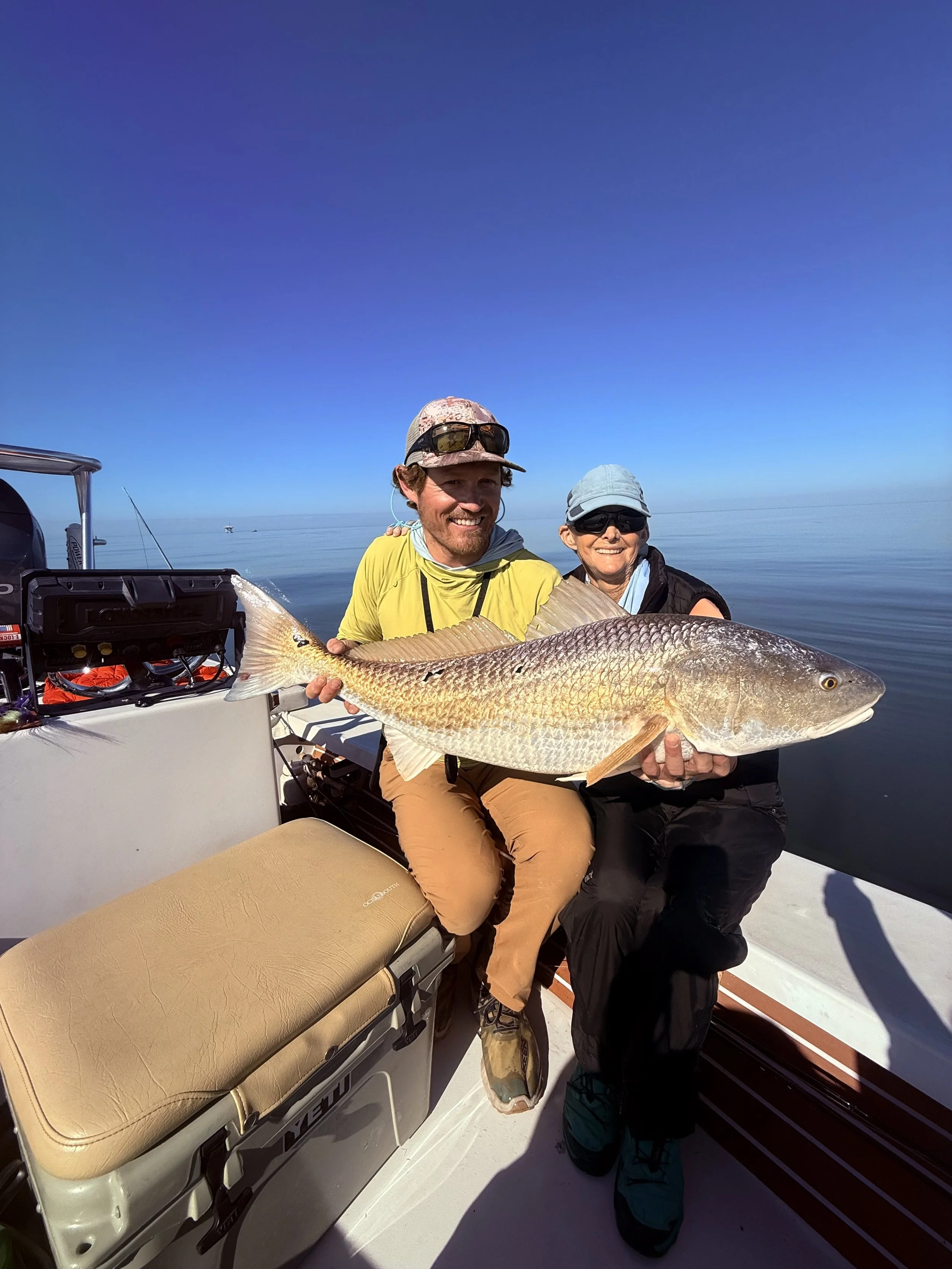 Redfish caught near Venice Louisiana 