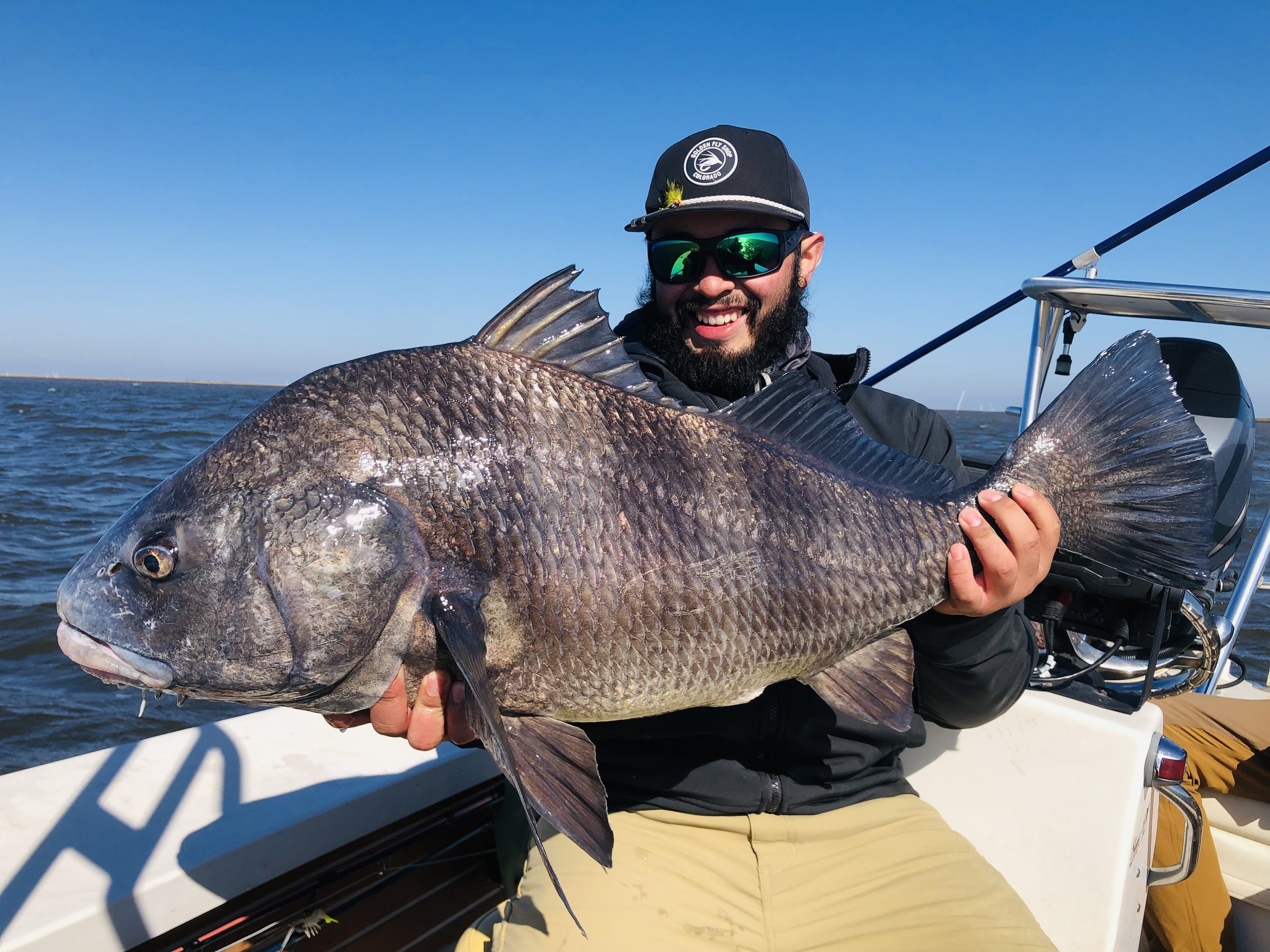 Scenic Louisiana marsh landscape where redfish are found