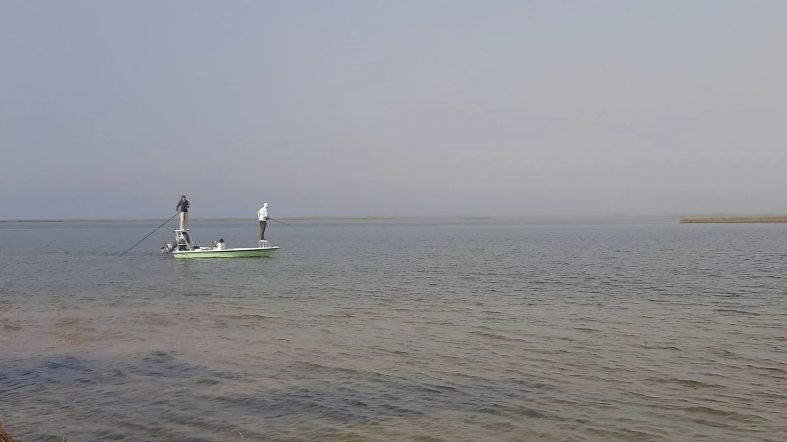 Fishing tackle and rods prepared for Louisiana inshore charter