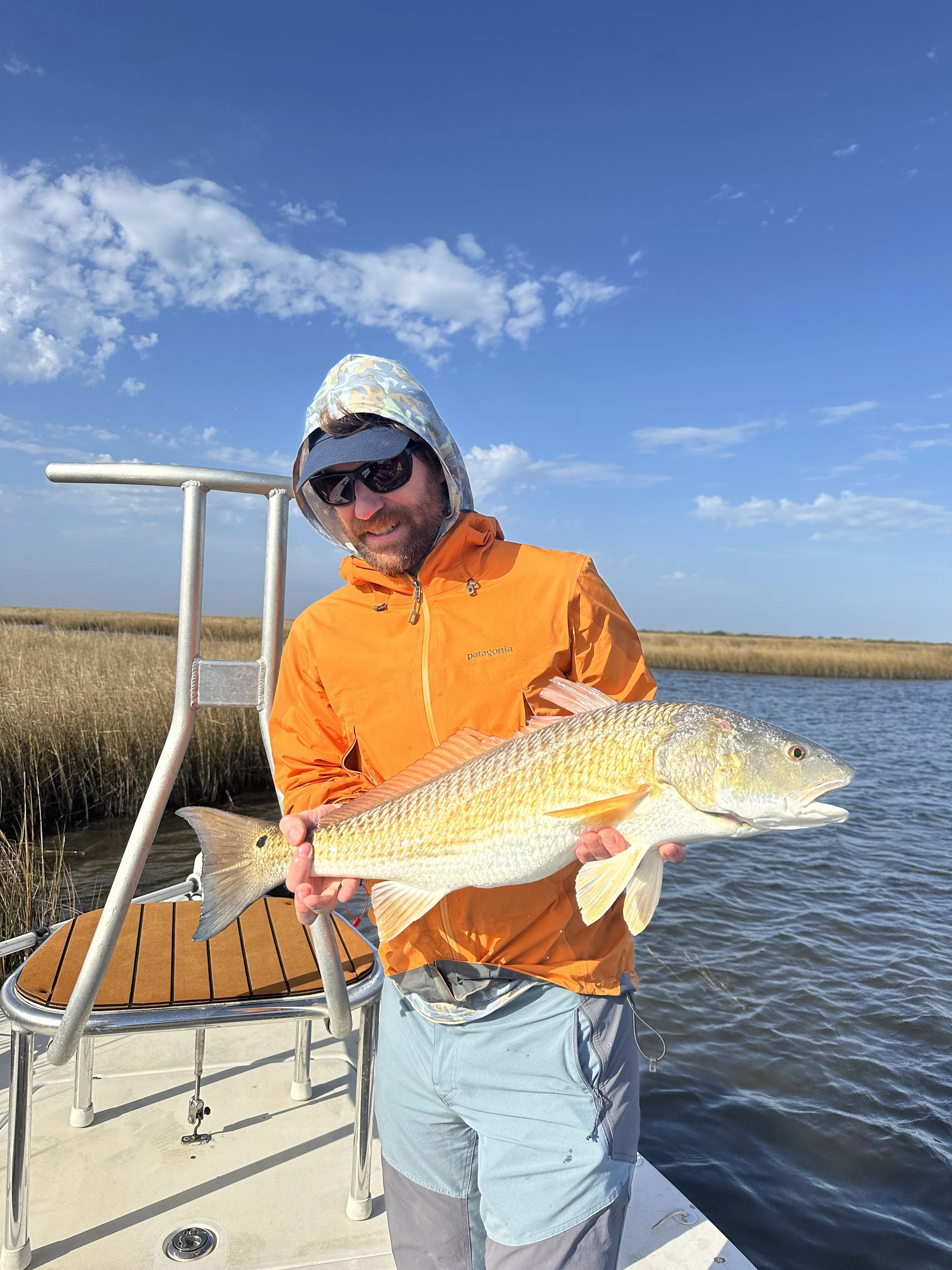 Slot redfish caught on fly 