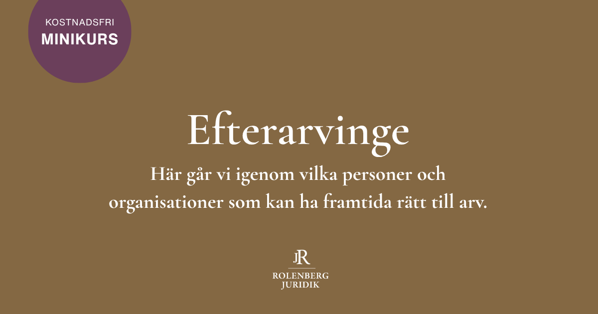 Efterarvingar