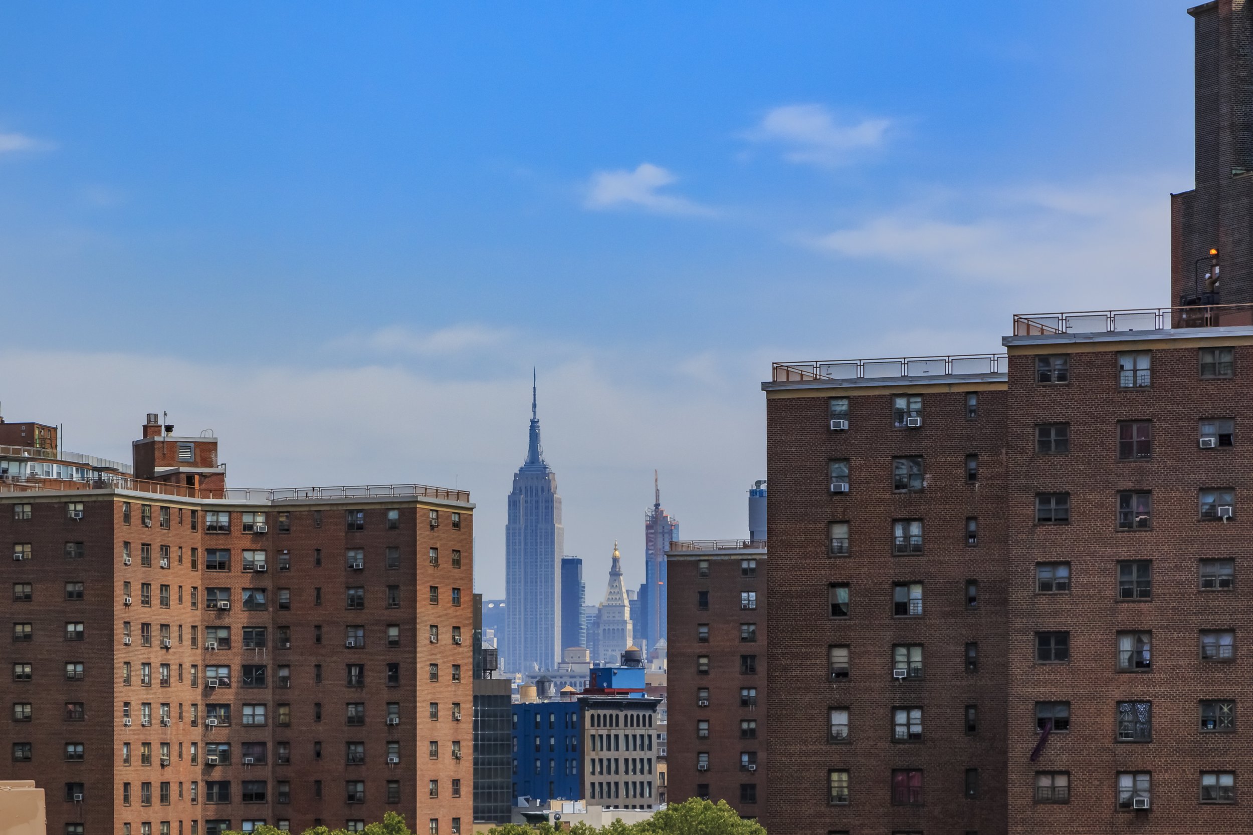 Urban building New York City