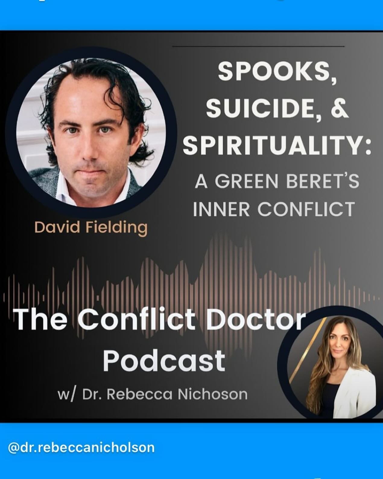 Exactly what it says: talking about Spooks, Suicide and spirituality. Please check out this high EQ podcast where I discuss more details on my journey. 

#specialforces #espionage #greenberet #mentalhealth #ptsd #veterans #relationships #romance #spi
