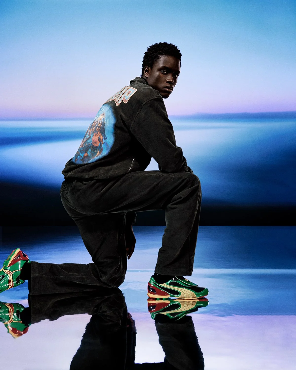 Ahluwalia X Puma Trainers, Photography by Zach Apo-Tsang