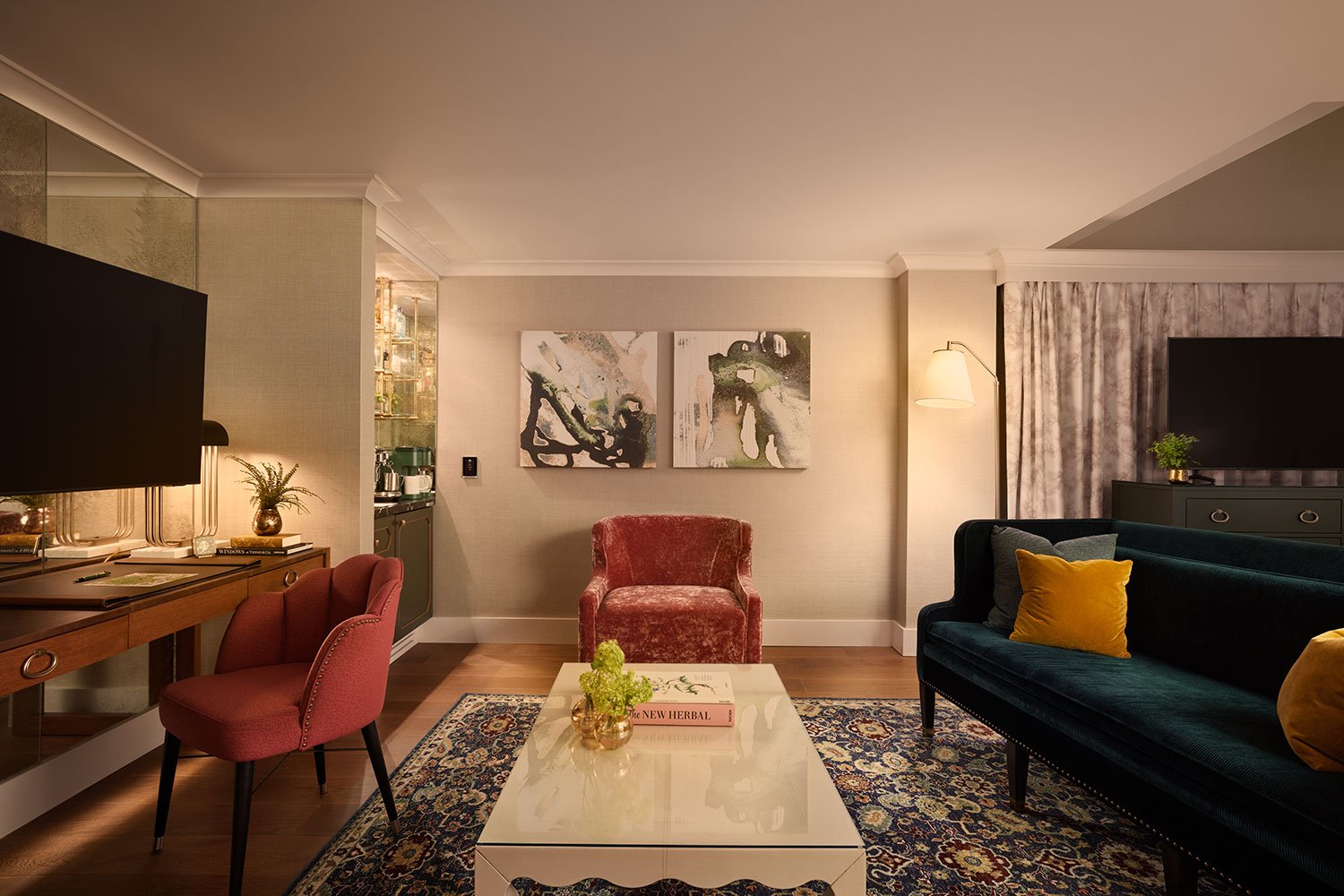Nemacolin Grand Lodge Living Spaces Shot by Jordan Millington Liquorice